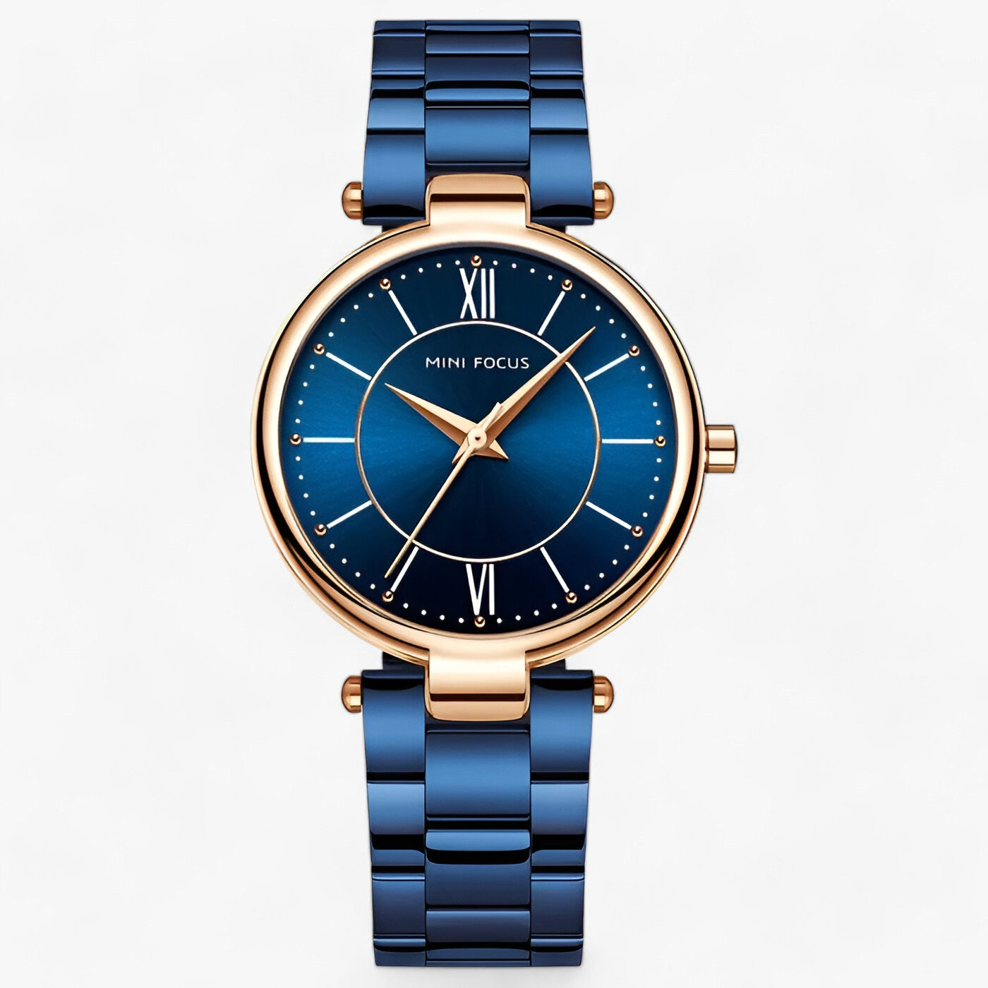 Damen Quarzuhr - Modisches und vielseitiges Zeitmesser - Blau - Damen Quarzuhr - Modisches und vielseitiges Zeitmesser - €25 - Concept Frankfurt