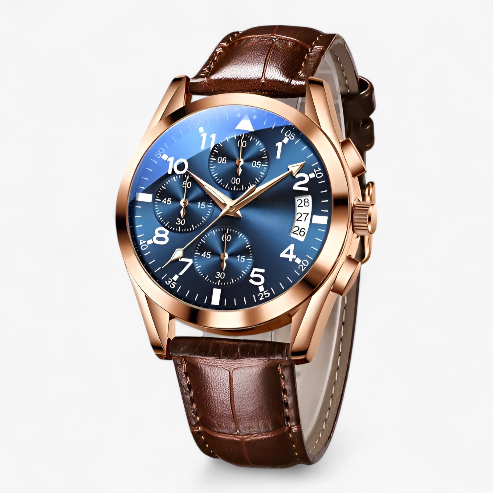 Vanguard | Leuchtende Quarzuhr - Elegant & Wasserabweisend