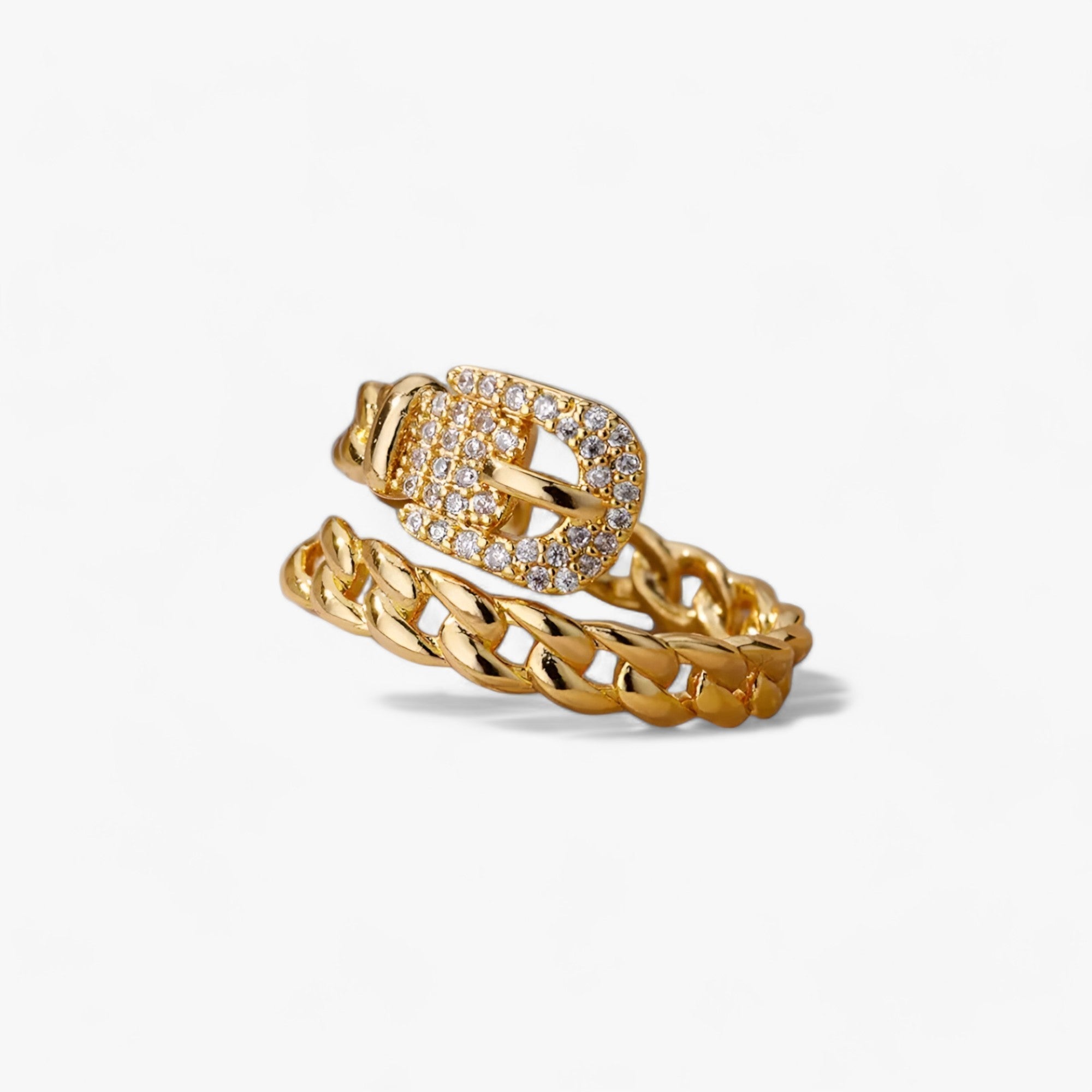Zirkon-Gürtel-Ring - Chic und Modern - - Isabella | Zirkon-Gürtel-Ring - Chic und Modern - €25 - Concept Frankfurt
