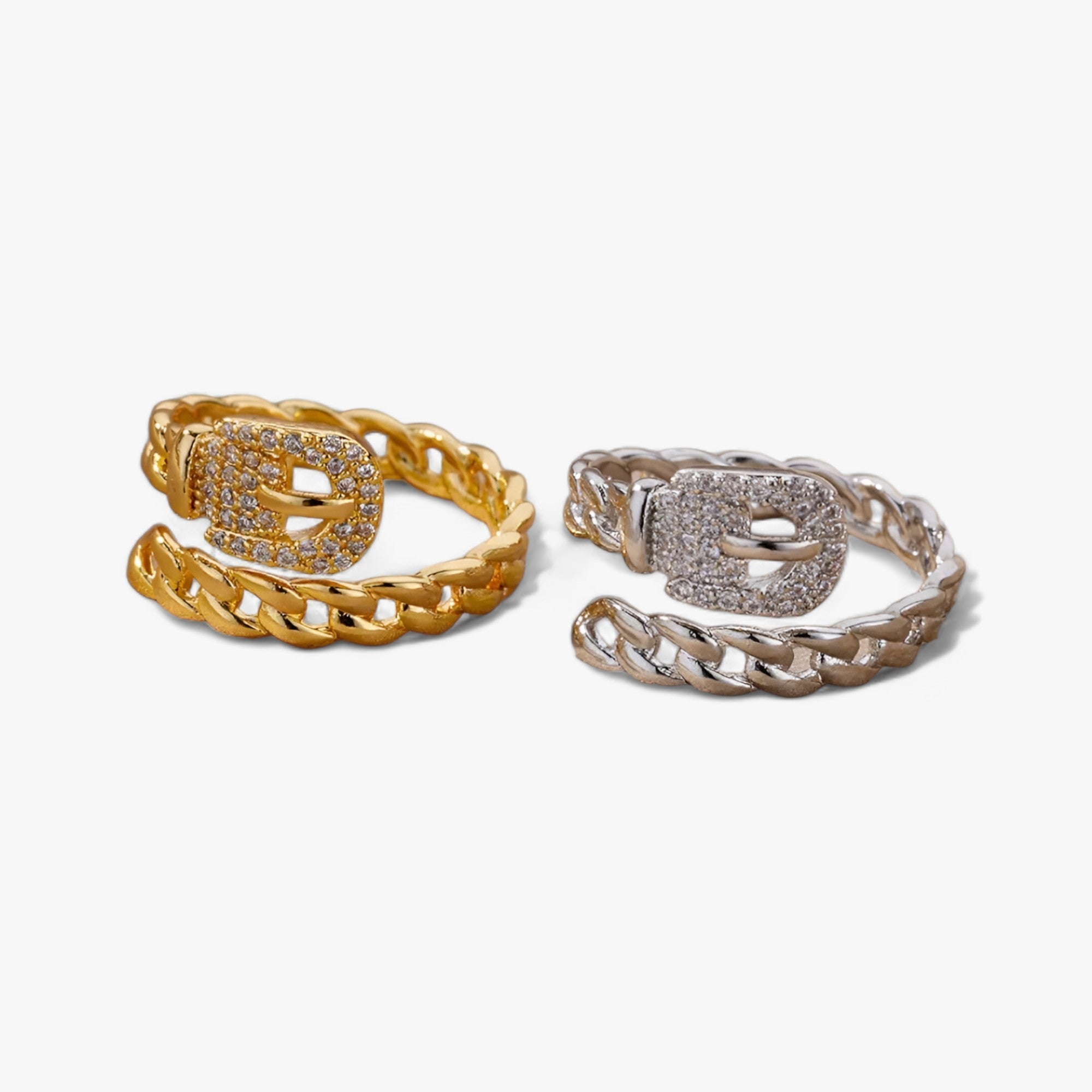 Zirkon-Gürtel-Ring - Chic und Modern - - Isabella | Zirkon-Gürtel-Ring - Chic und Modern - €25 - Concept Frankfurt