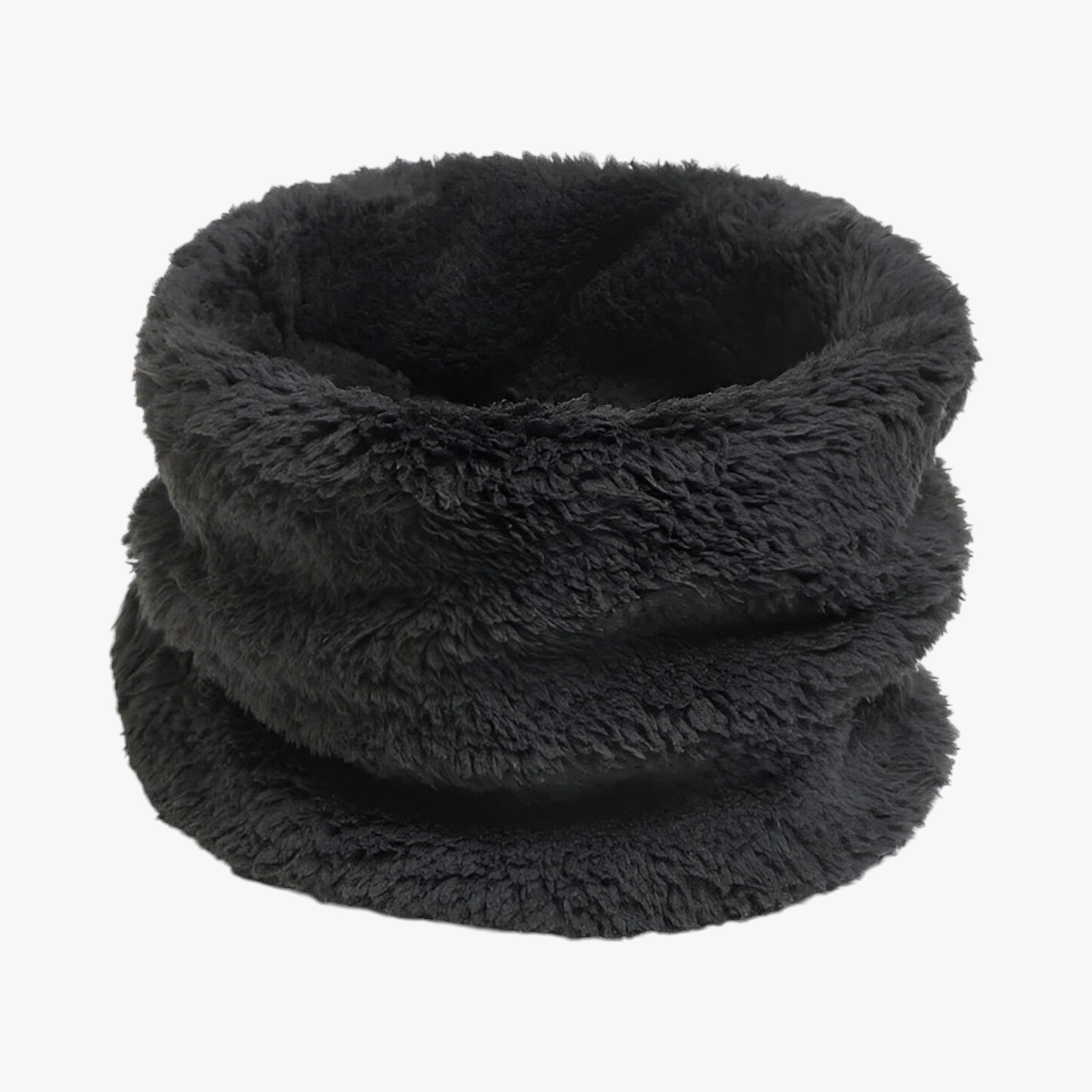 Unendlicher Schal aus Faux-Fur - Sanfte Wärme für kalte Tage - Schwarz 25x14cm - Unendlicher Schal aus Faux-Fur - Sanfte Wärme für kalte Tage - €25 - Concept Neurenberg