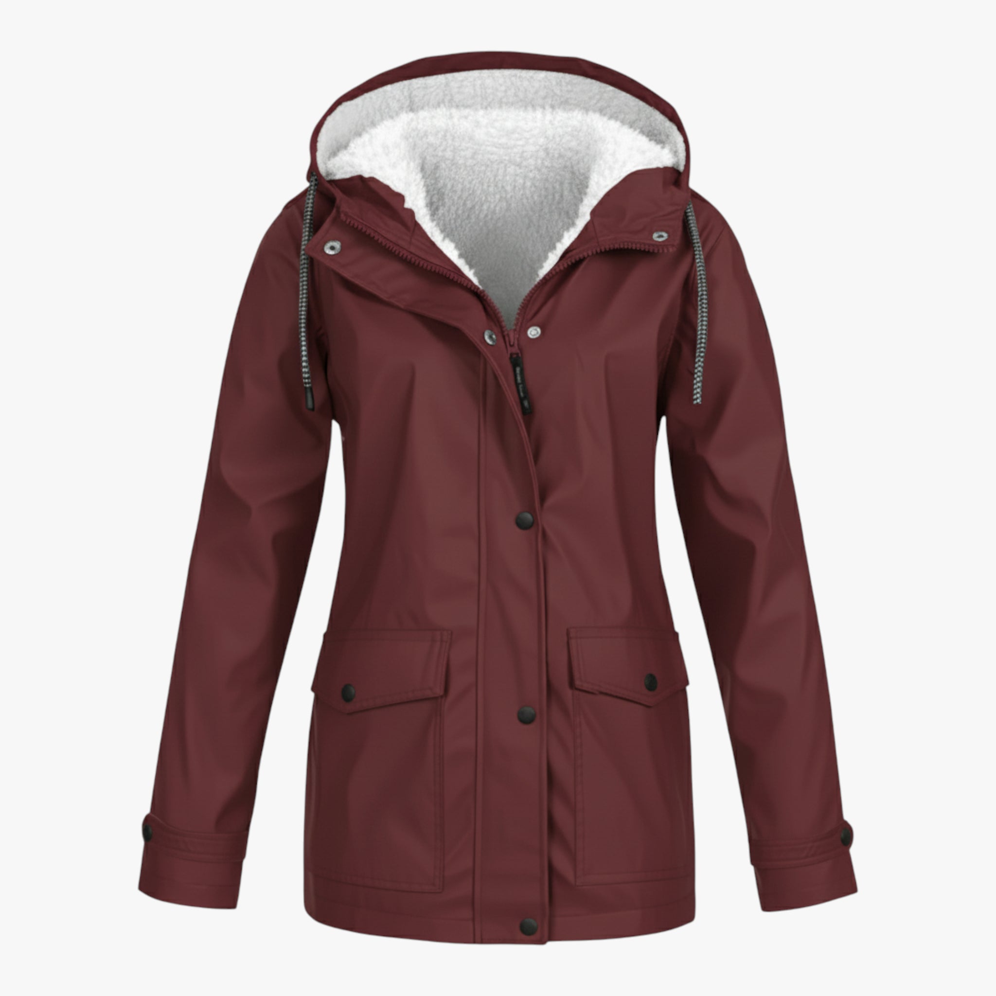 Adele | Damen Wasserdichte Winddichte Jacke mit Kapuze