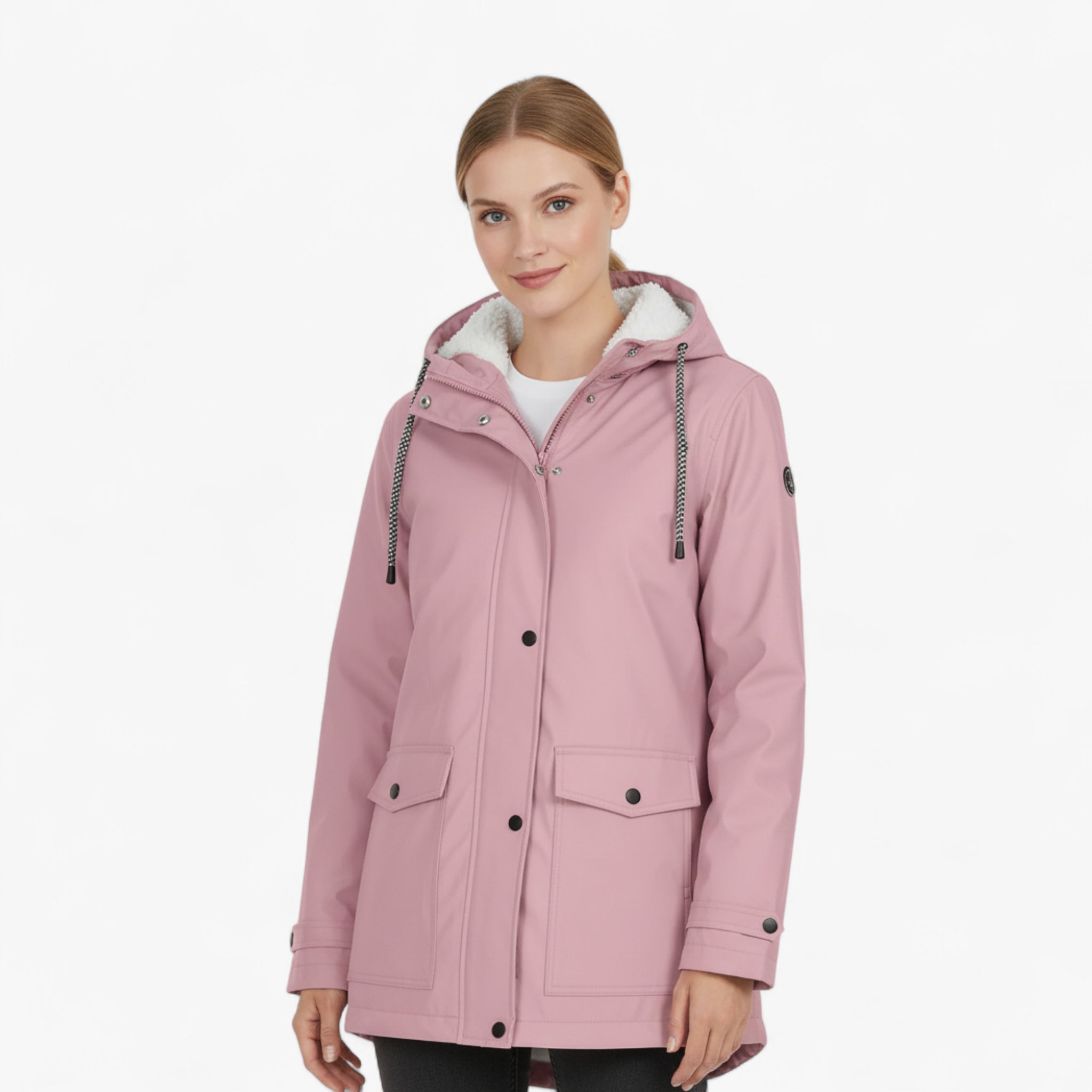 Adele | Damen Wasserdichte Winddichte Jacke mit Kapuze