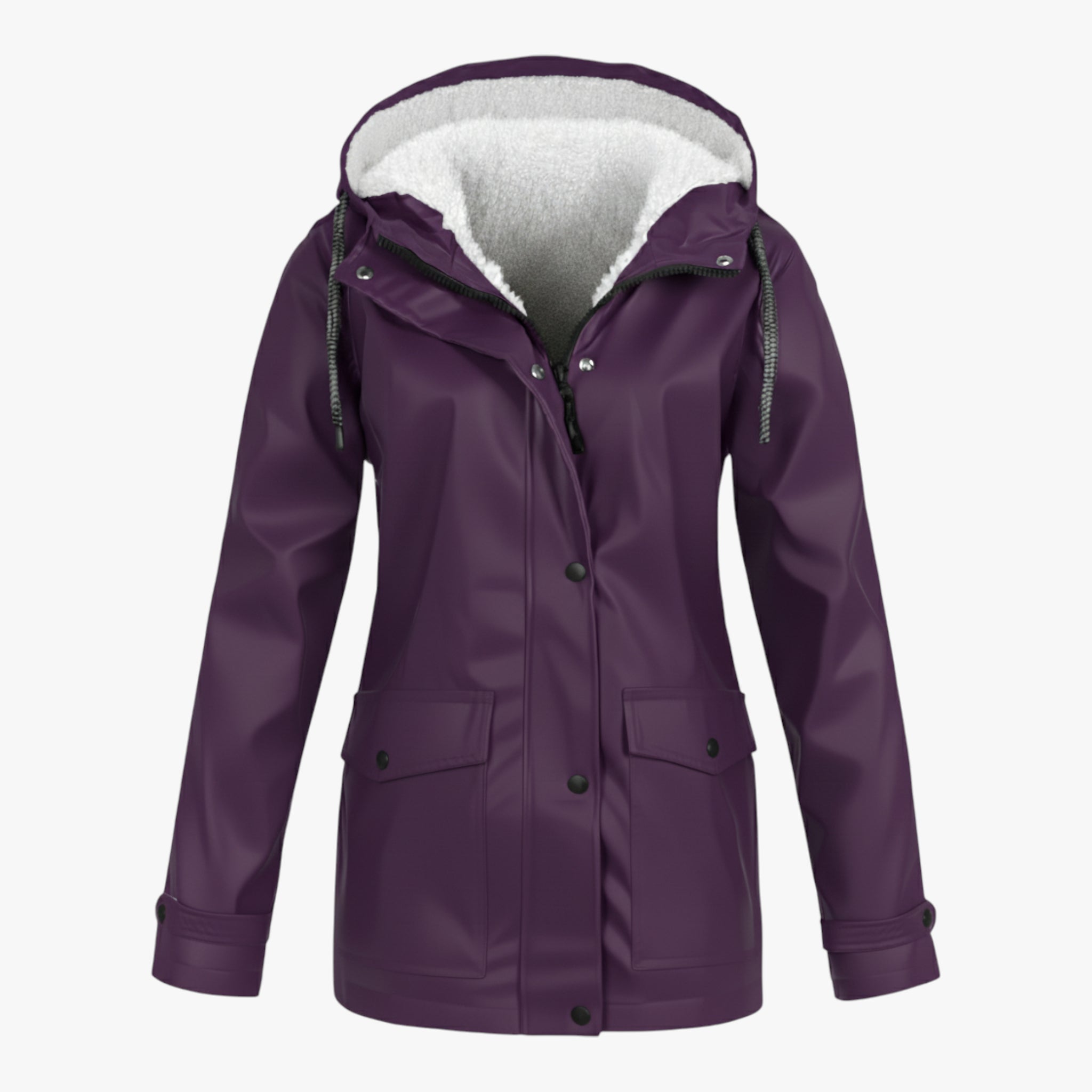 Adele | Damen Wasserdichte Winddichte Jacke mit Kapuze