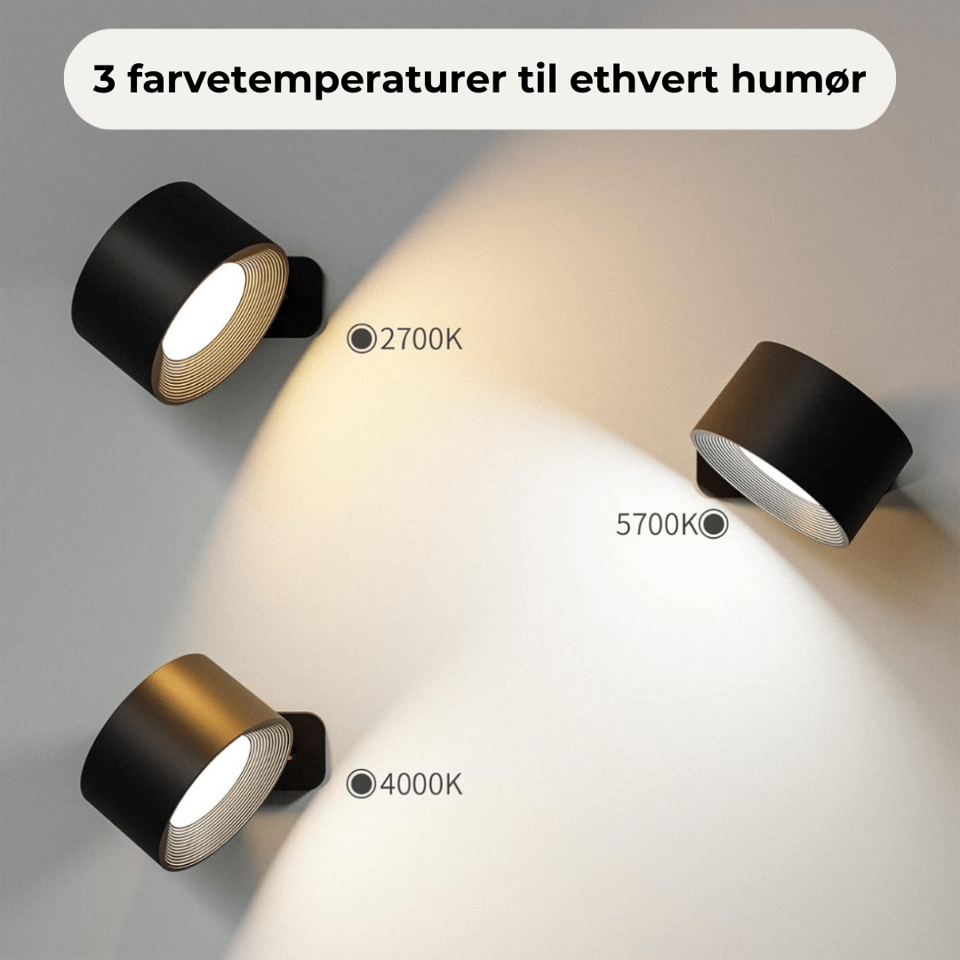 Flexilight™ | 360° kabellose, wiederaufladbare Wandlampe - - Flexilight™ | 360° kabellose, wiederaufladbare Wandlampe - €25 - Concept Neurenberg