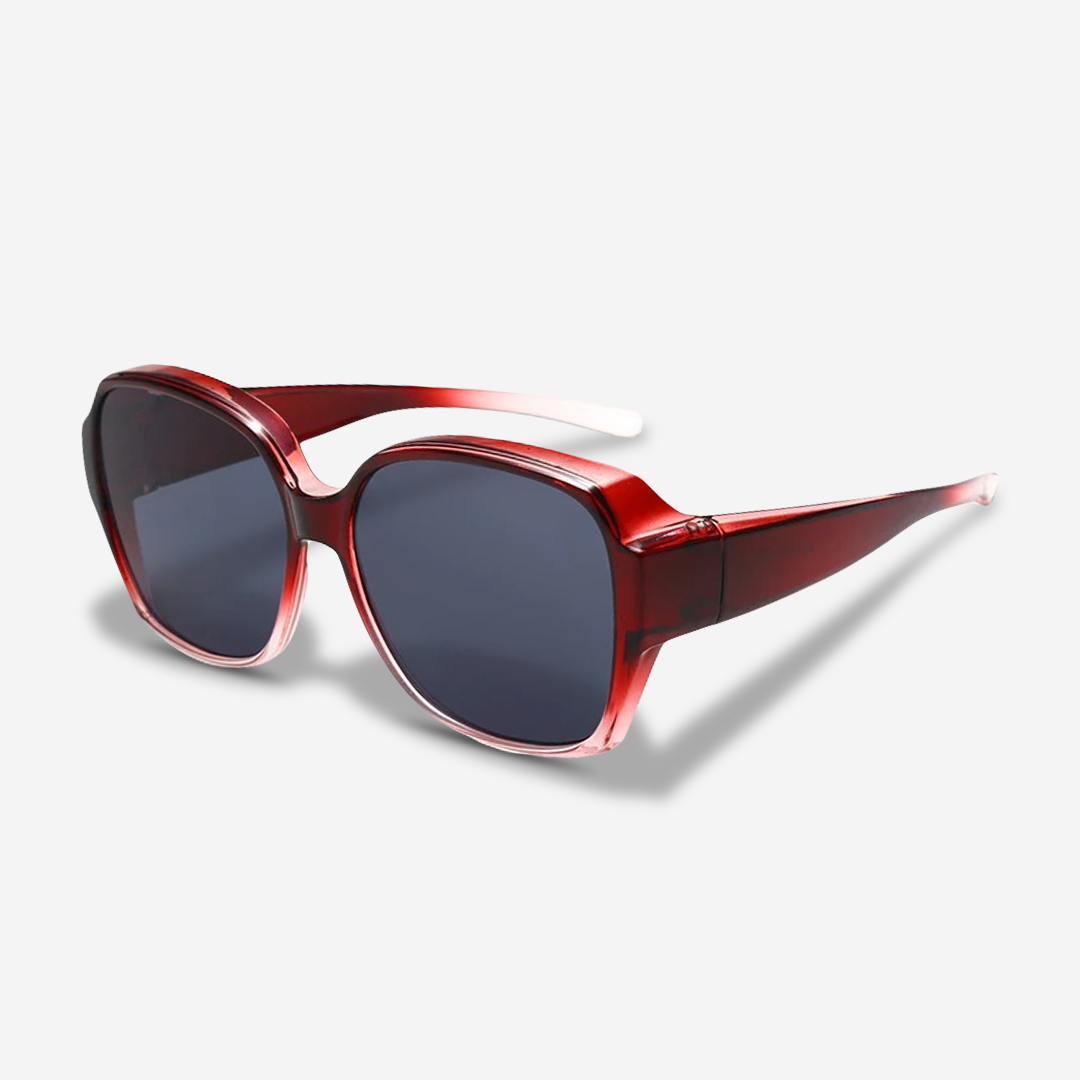 ClipShades | Stilvolle Clip-On Sonnenbrillen für Brillenträger - Rot Pro - ClipShades | Stilvolle Clip-On Sonnenbrillen für Brillenträger - €25 - Concept Neurenberg