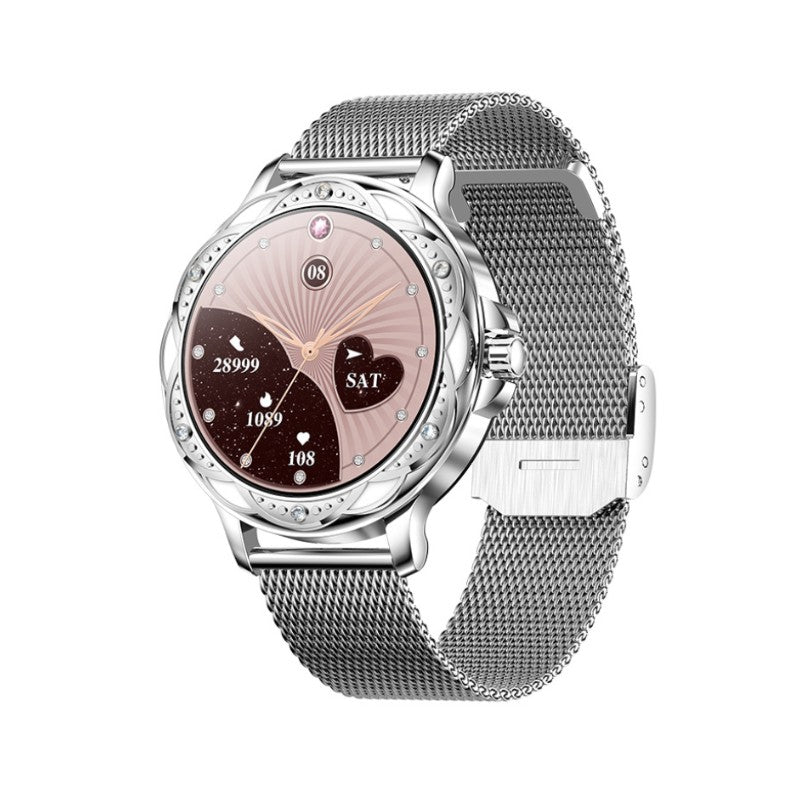 Premium Smartwatch - Stil und Funktion in perfekter Harmonie - Stahl Grau - Celina | Premium Smartwatch - €25 - Concept Neurenberg