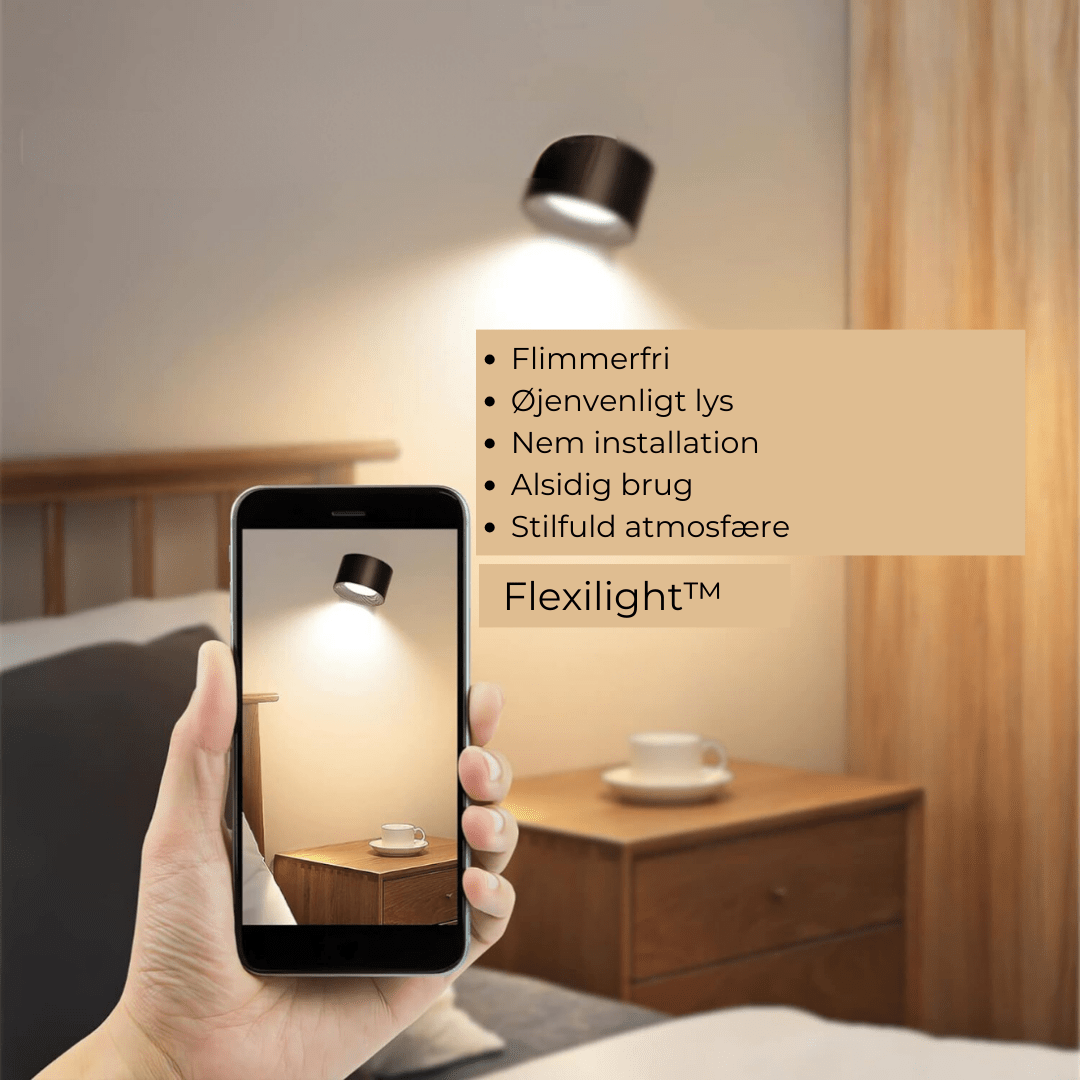 Flexilight™ | 360° kabellose, wiederaufladbare Wandlampe - - Flexilight™ | 360° kabellose, wiederaufladbare Wandlampe - €25 - Concept Neurenberg