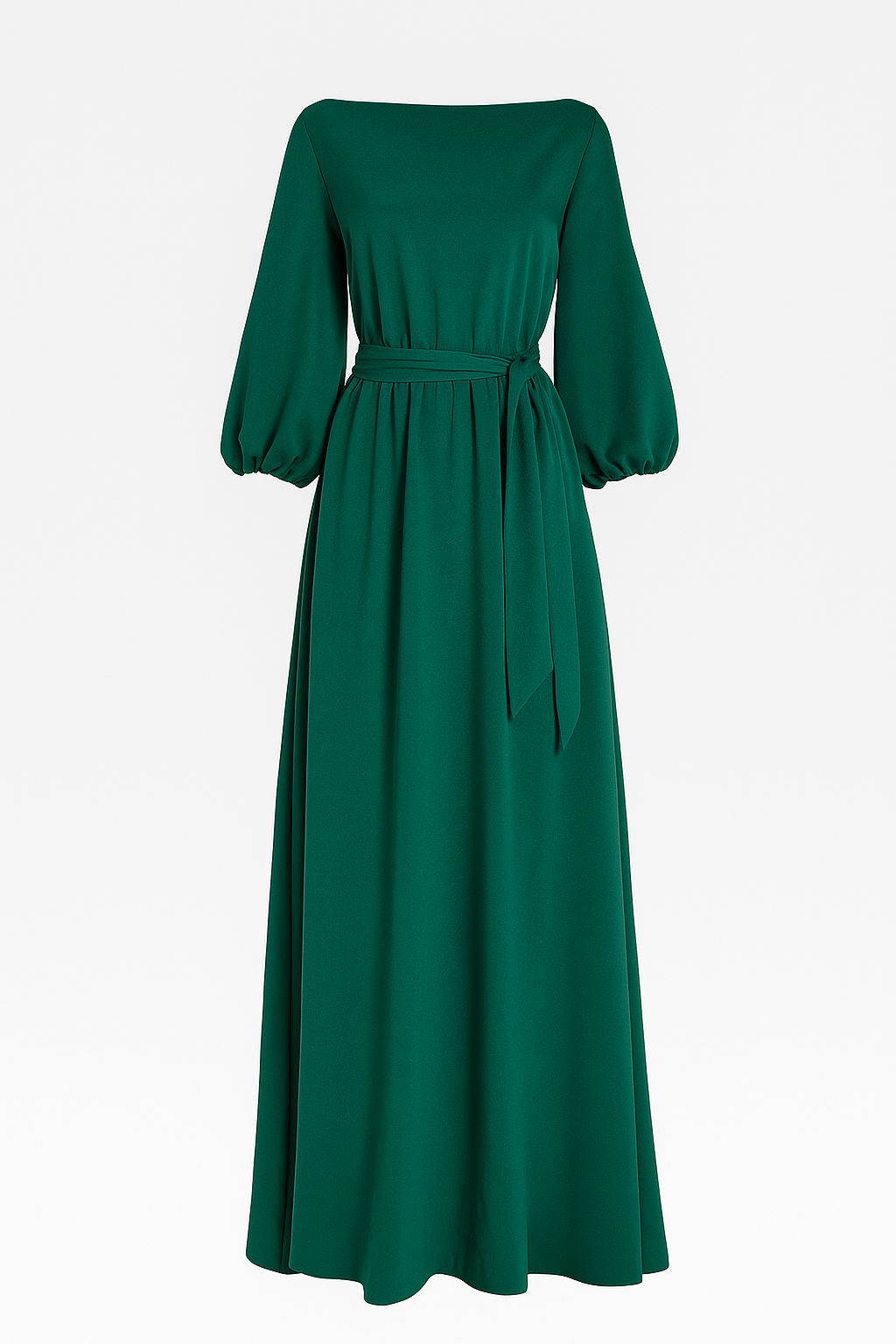 Clara | Elegantes Maxikleid mit Gürtel