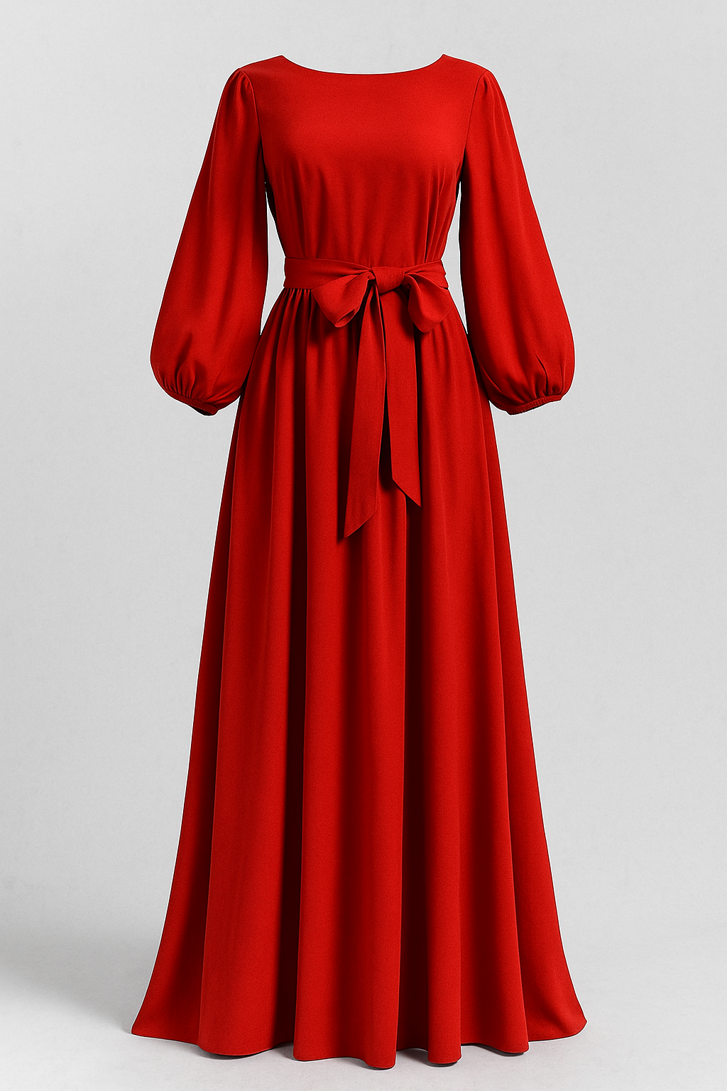 Clara | Elegantes Maxikleid mit Gürtel