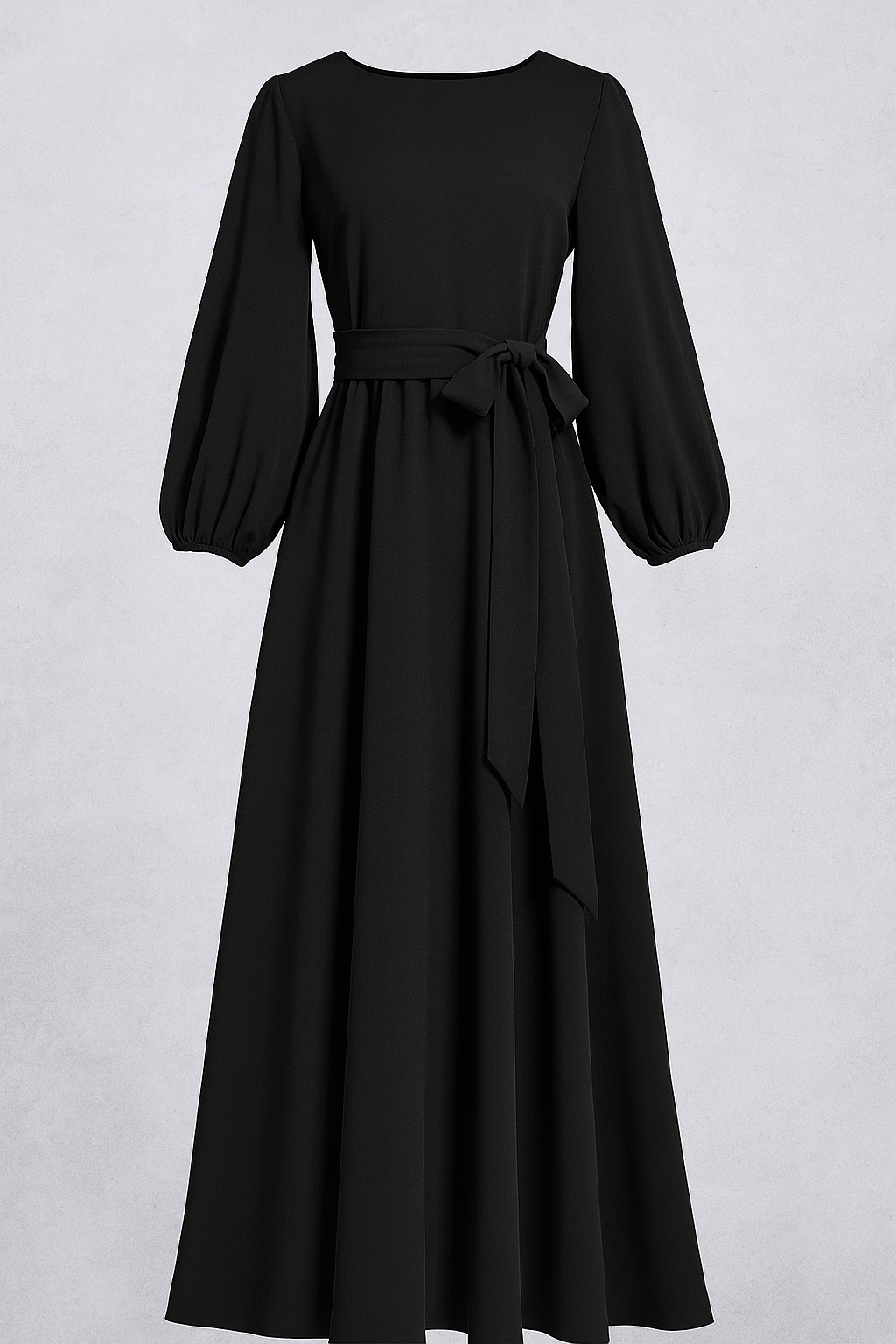 Clara | Elegantes Maxikleid mit Gürtel