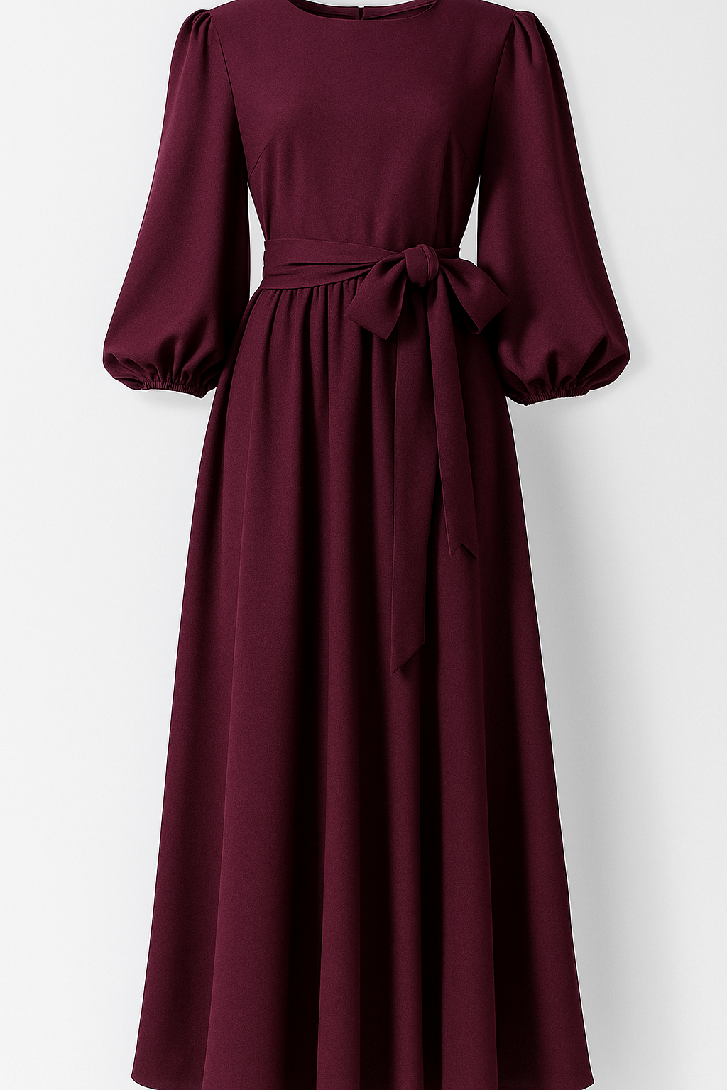 Clara | Elegantes Maxikleid mit Gürtel