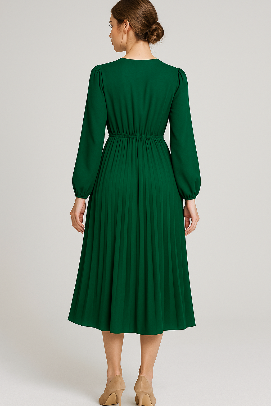 Clara | Elegantes Maxikleid mit Gürtel