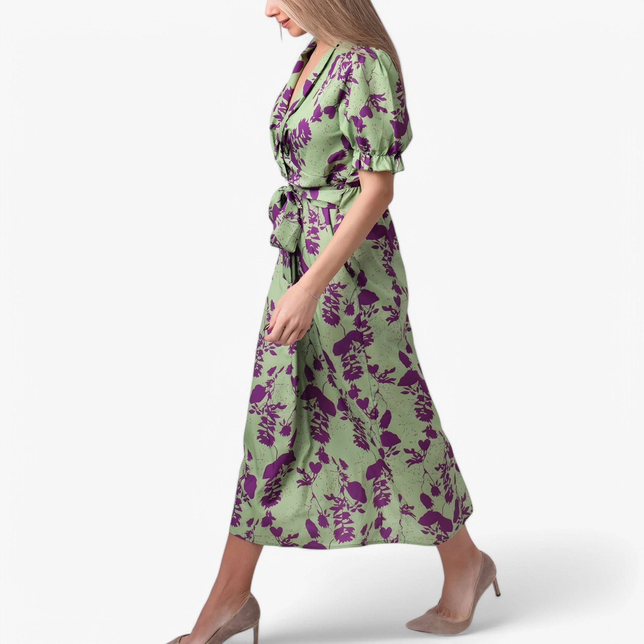 Amara | Blumen Kleid - Elegant und feminin