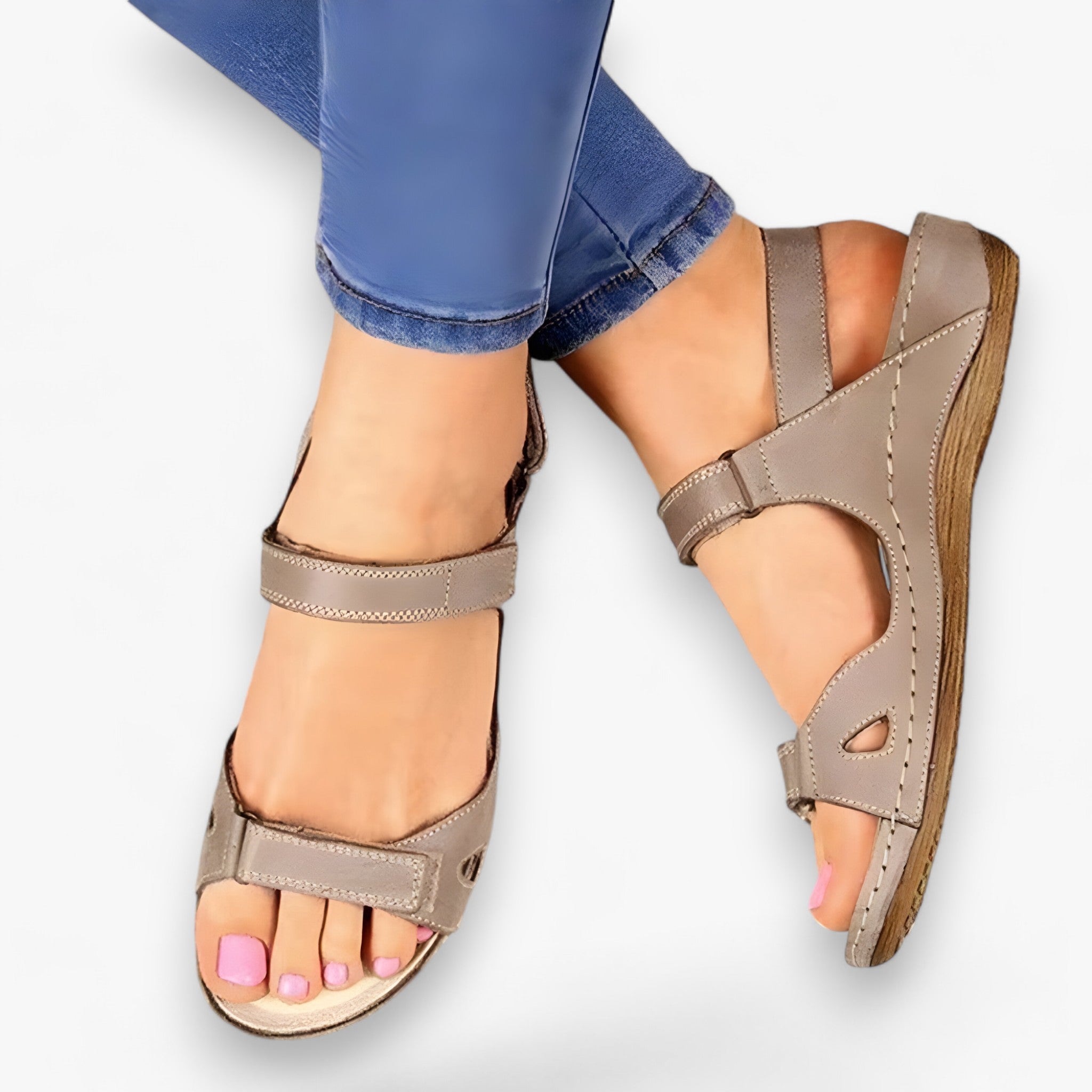 Premium™ | Orthopädische Sandalen 2024 - Grau - Premium™ | Orthopädische Sandalen 2024 - €25 - Concept Neurenberg