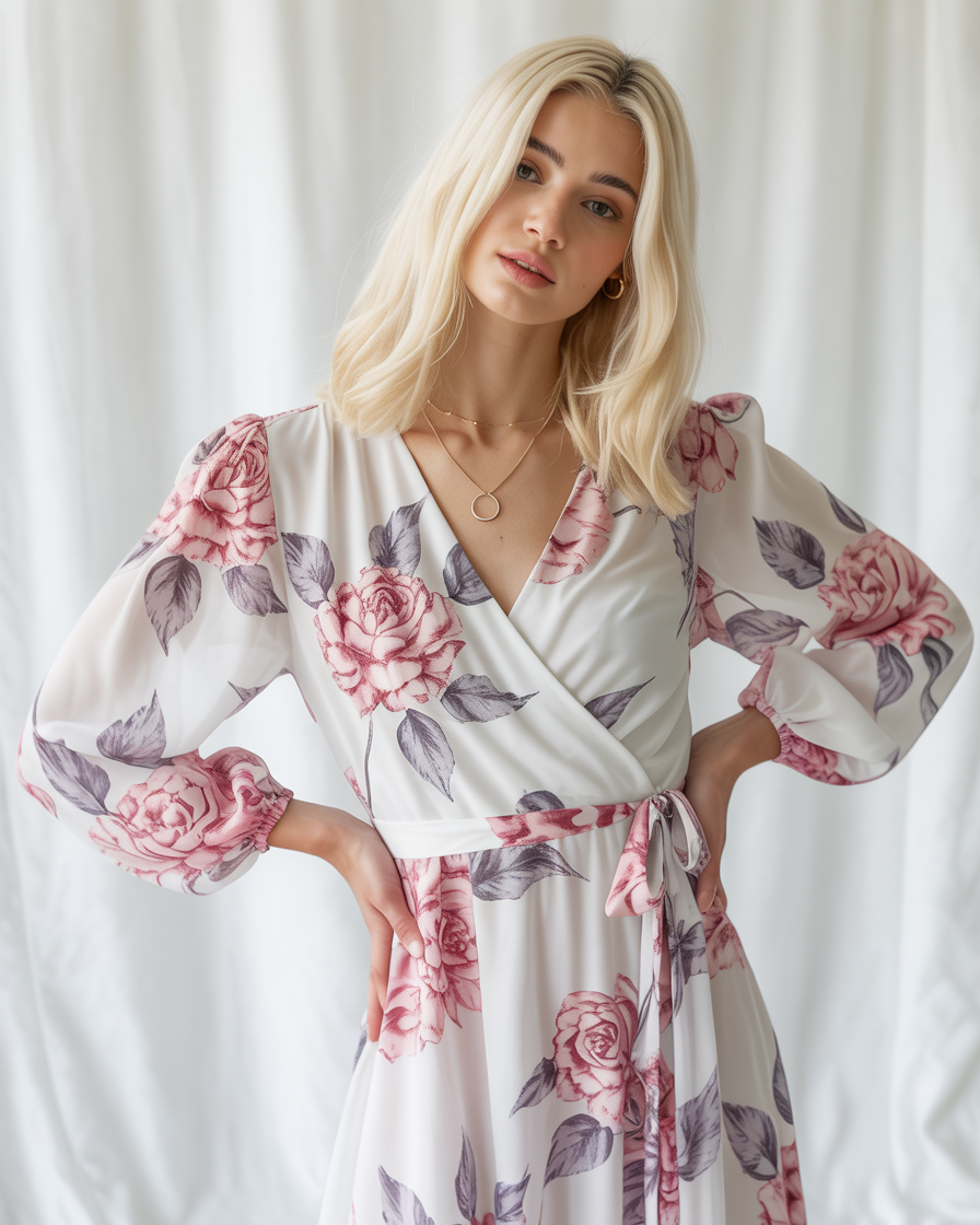 Agnes | Damen Blumenkleid