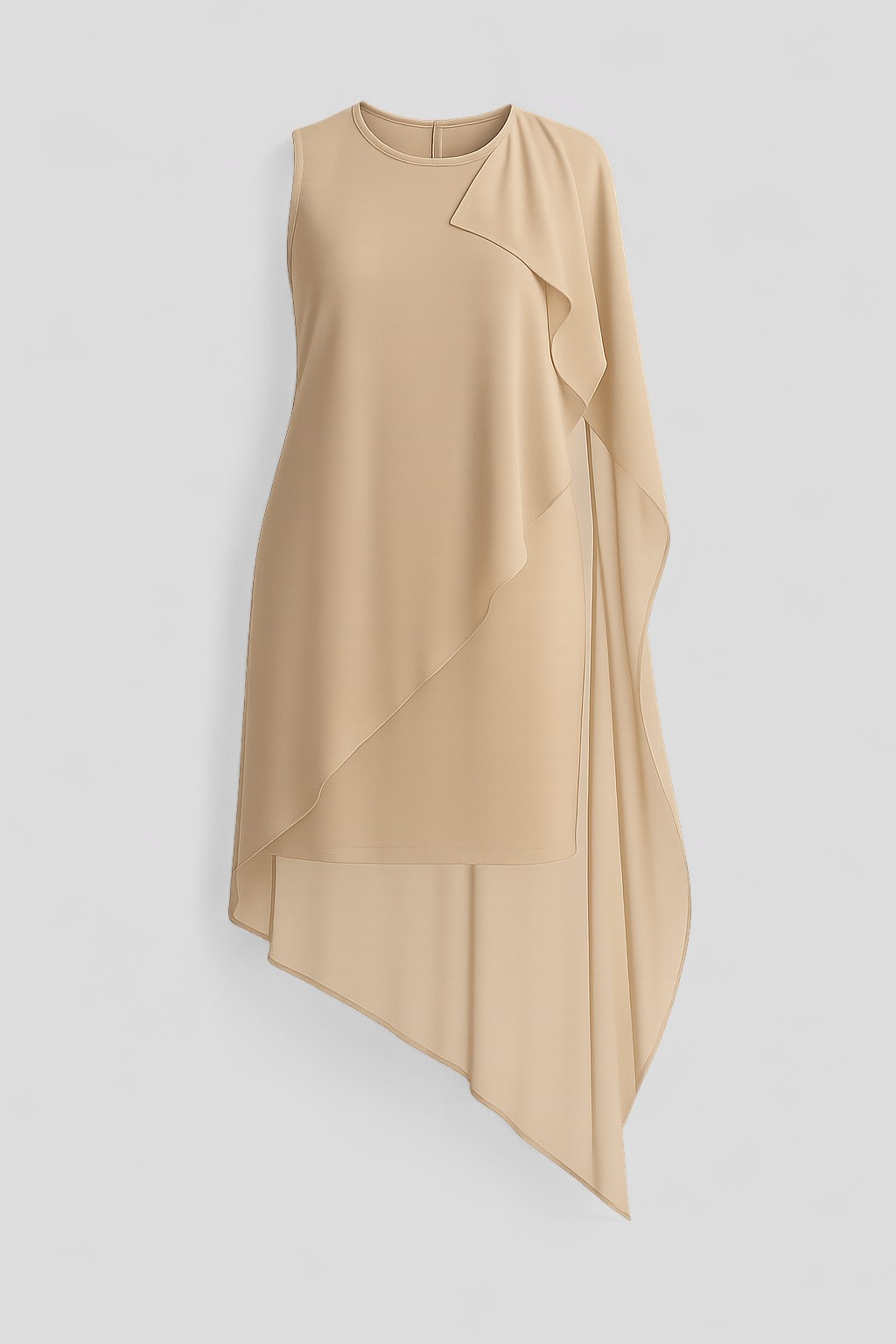 Ärmelloses Sommerkleid für Damen aus Chiffon 1