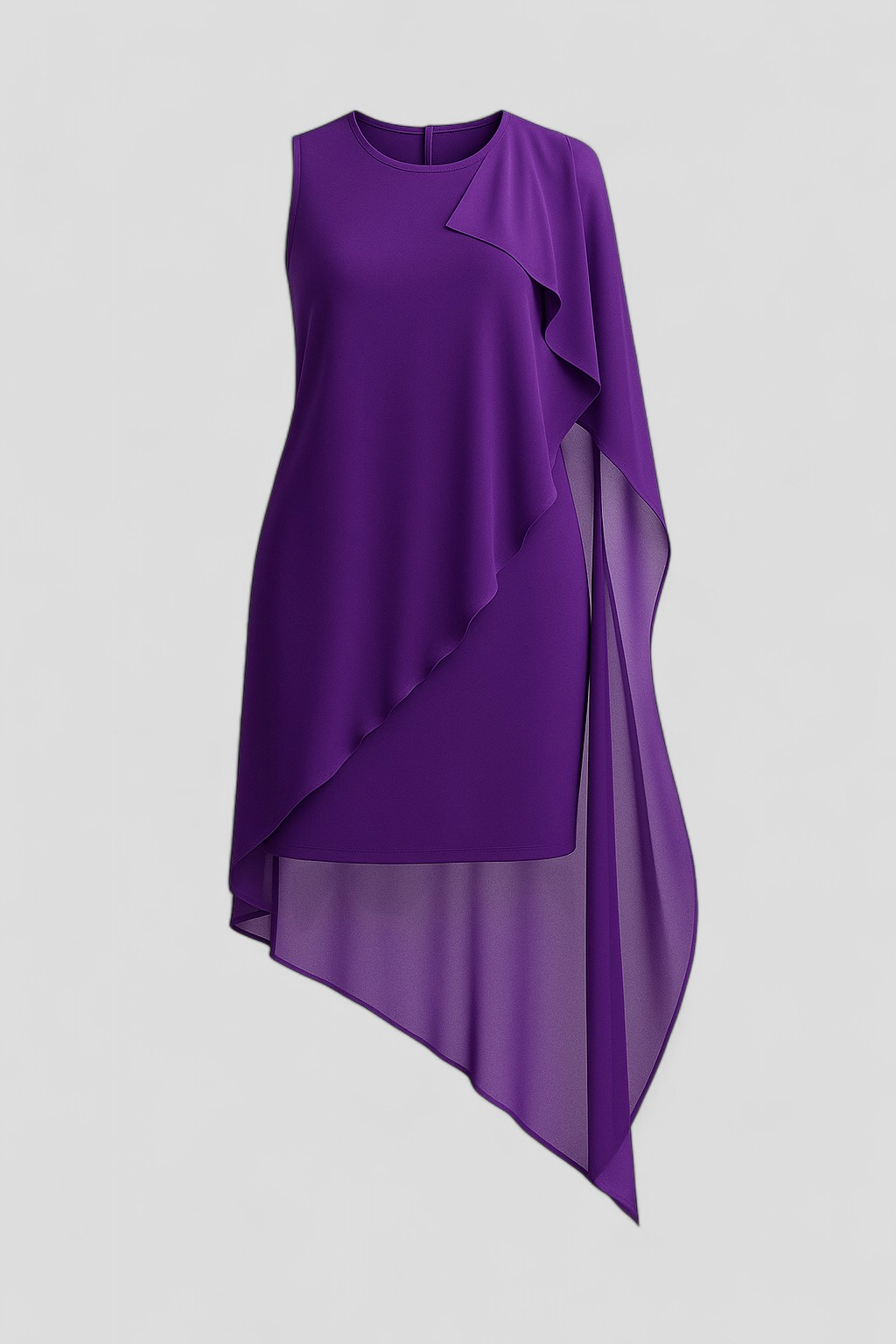 Ärmelloses Sommerkleid für Damen aus Chiffon 3