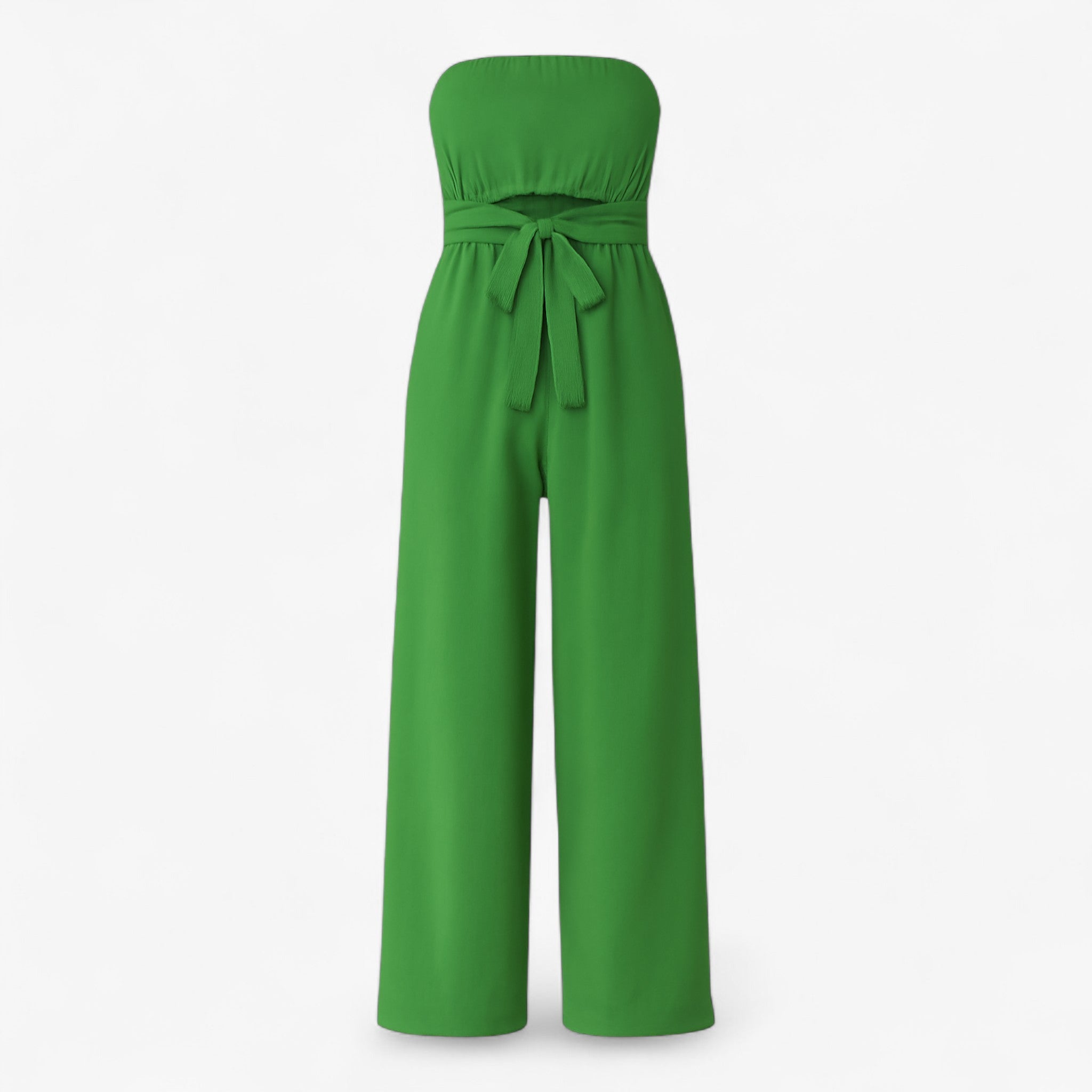 Bella | Trägerloser Sommer-Jumpsuit mit weitem Bein 1