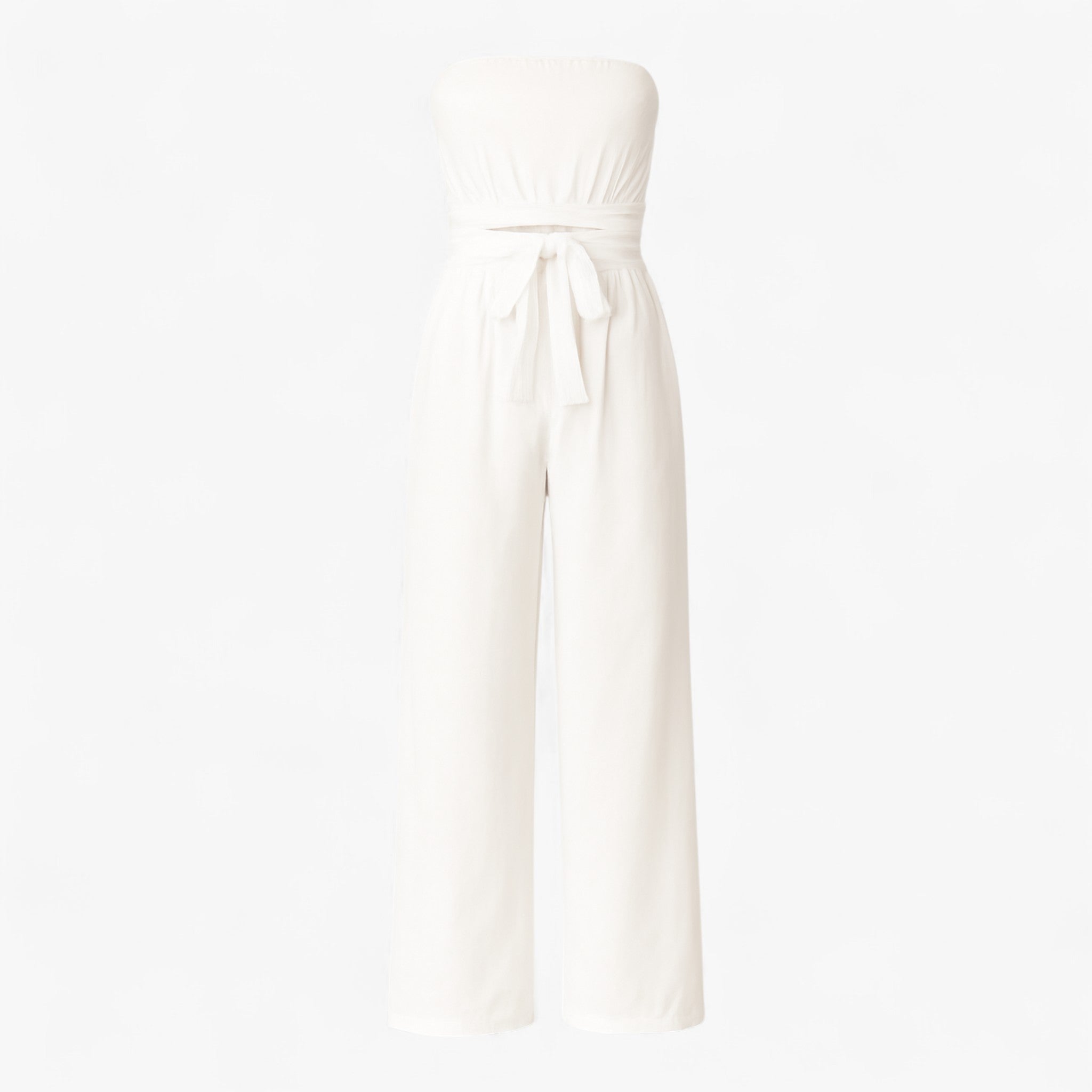 Bella | Trägerloser Sommer-Jumpsuit mit weitem Bein 2
