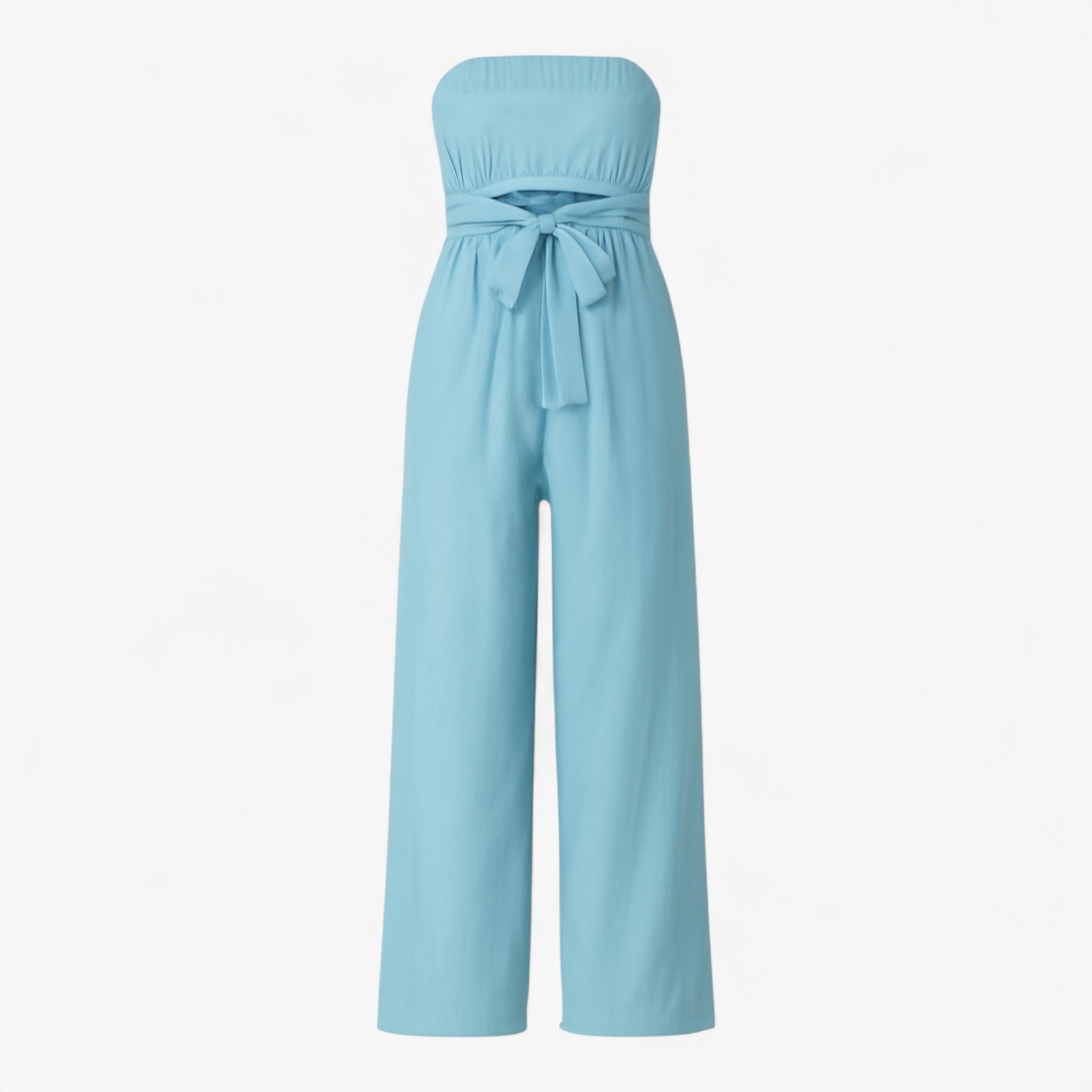 Bella | Trägerloser Sommer-Jumpsuit mit weitem Bein 3