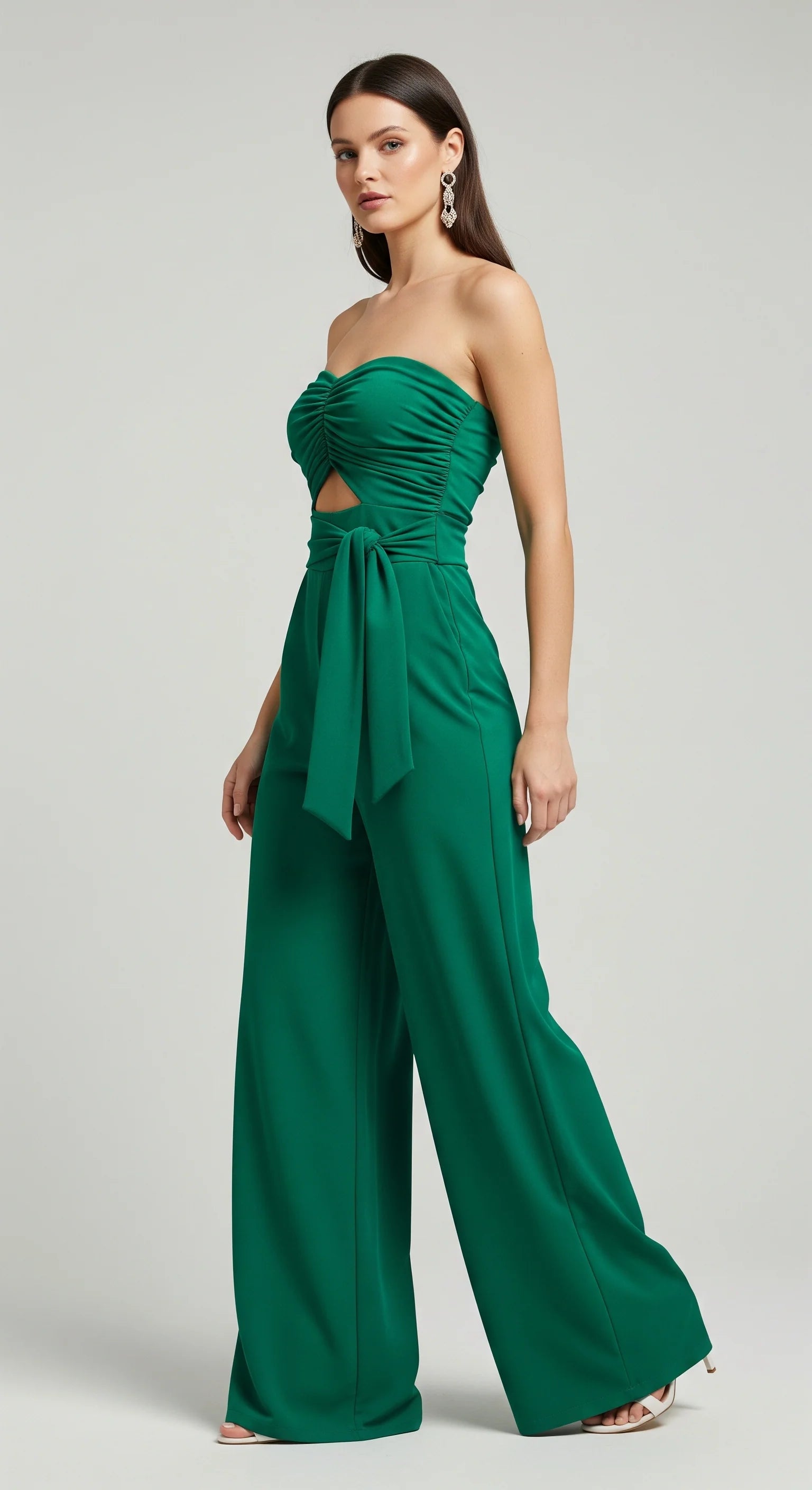 Bella | Trägerloser Sommer-Jumpsuit mit weitem Bein 5