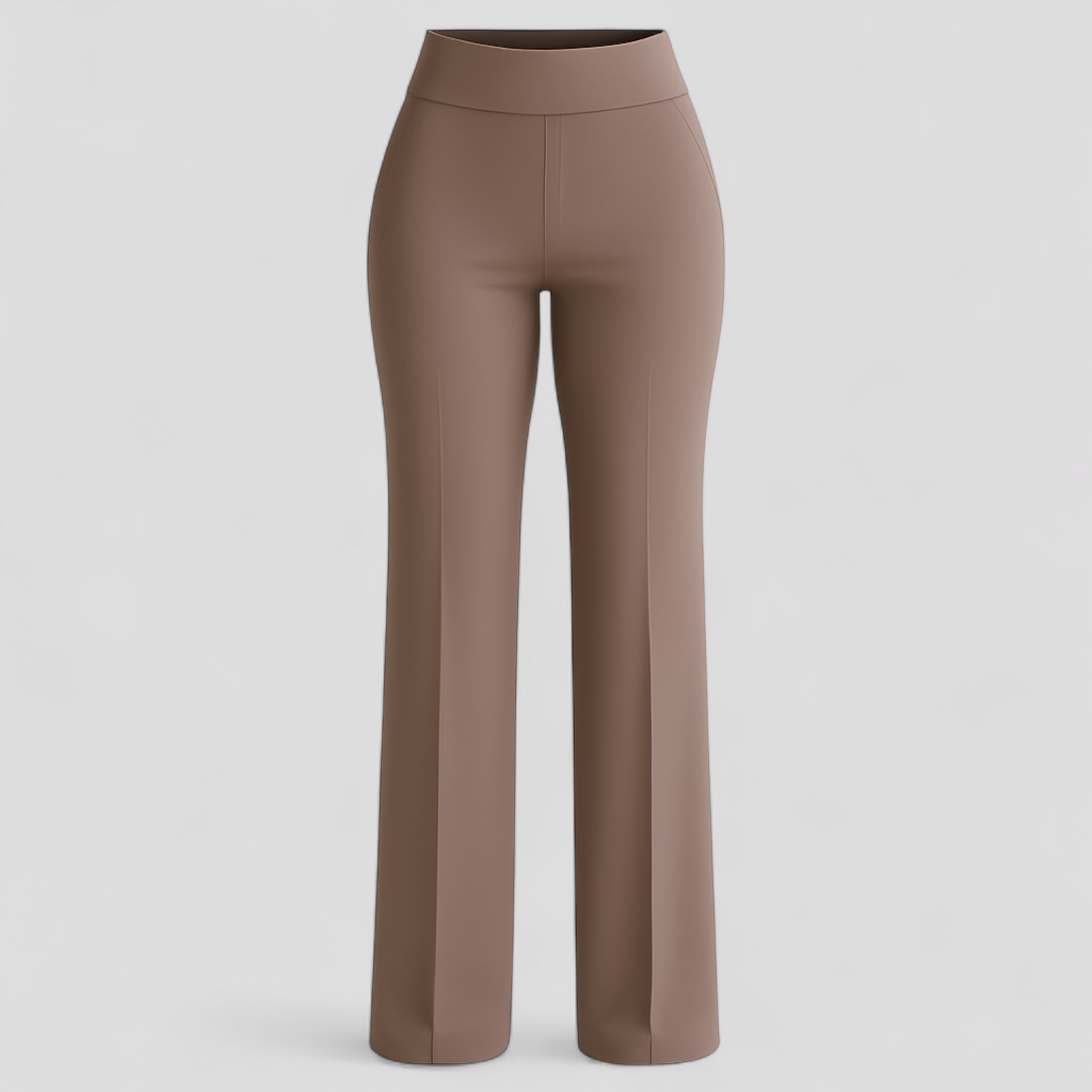 Bequeme Stoffhose Damen mit Hoher Taille 1