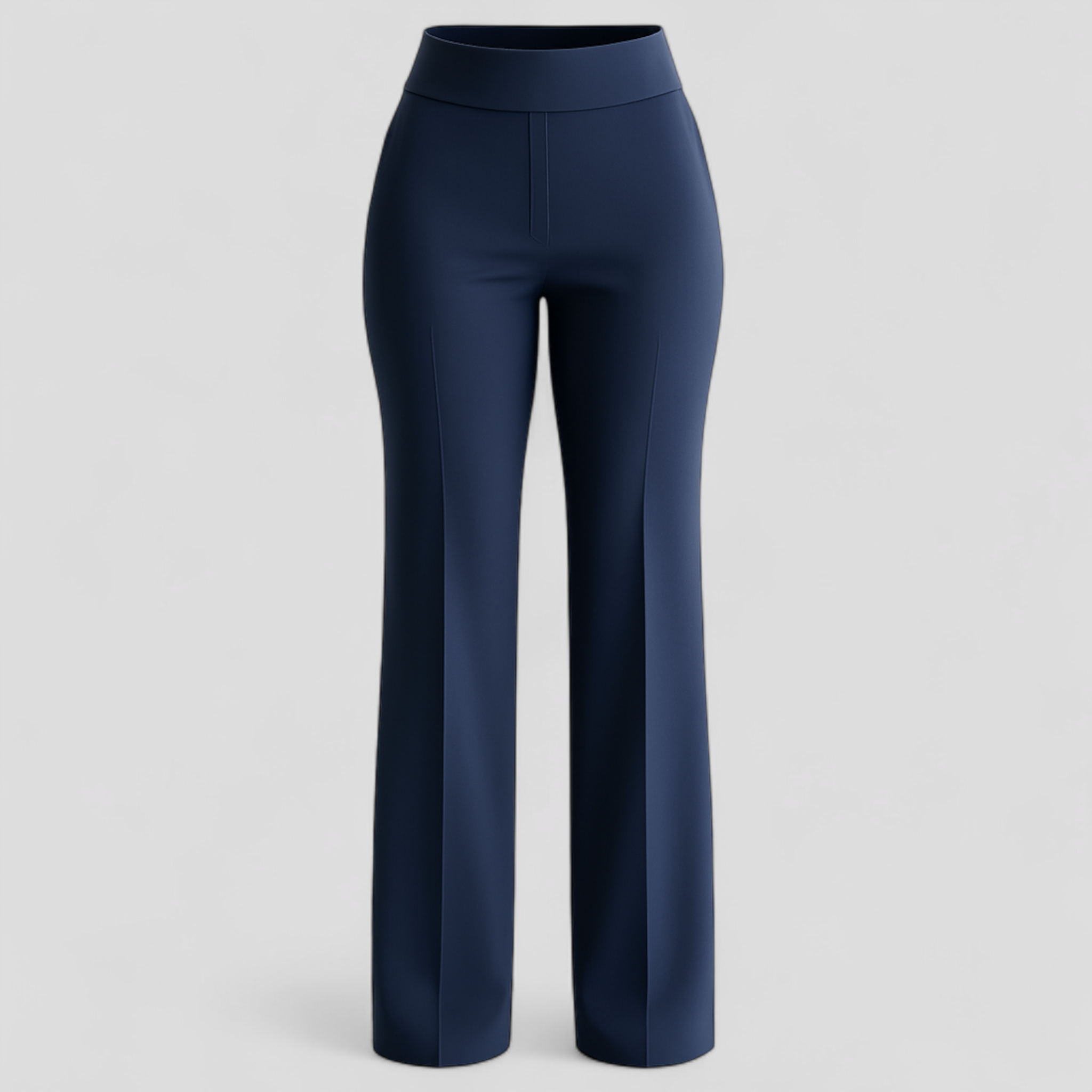 Bequeme Stoffhose Damen mit Hoher Taille 3