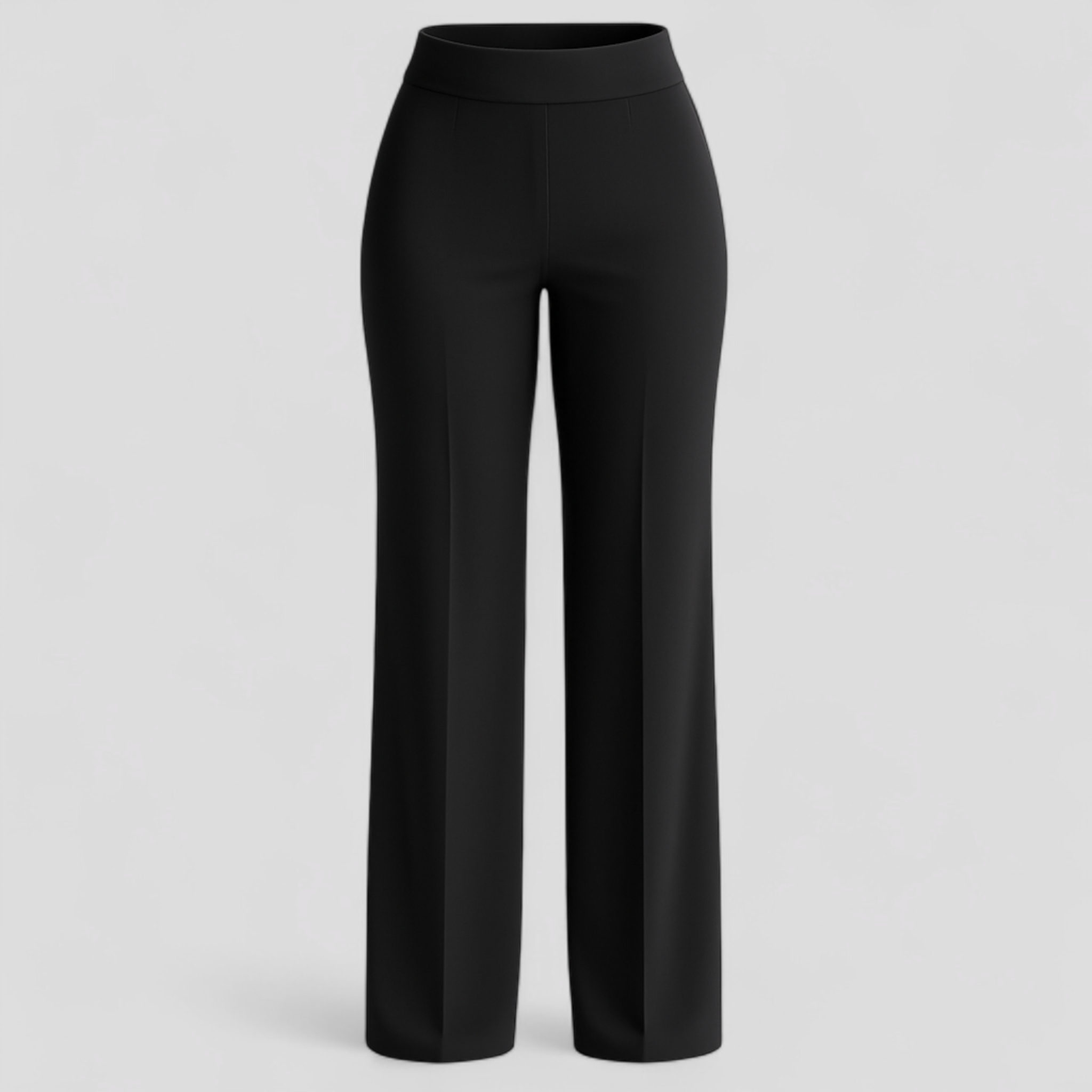 Bequeme Stoffhose Damen mit Hoher Taille 6