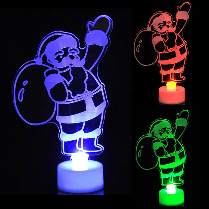 Bunte LED-Schneemann-Lichter für Feste 1
