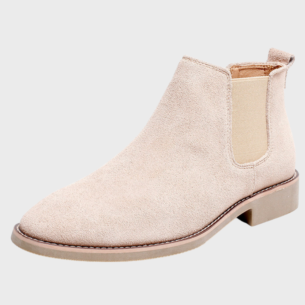 Herrenstiefel - Müheloses Gleiten - Gelbbraunes Beige - Pieter | Herrenstiefel - Müheloses Gleiten- €25 - Concept Frankfurt