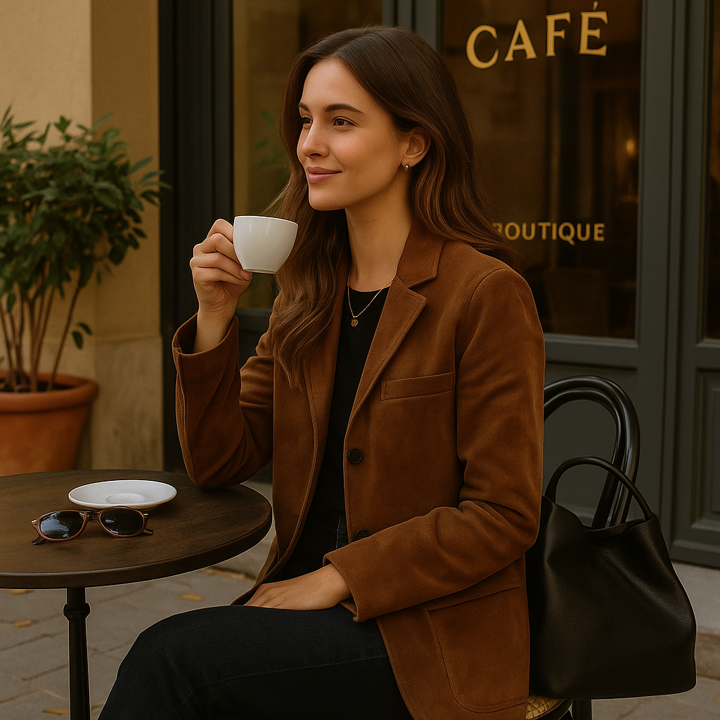 Emilia | Wildlederjacke – Zeitloser Stil für jede Gelegenheit