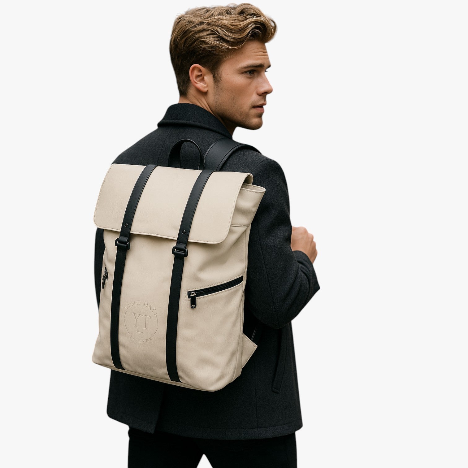 Cedric | Unisex Vintage Rucksack – Geräumig, Wasserabweisend, Perfekt für Laptops und Reisen