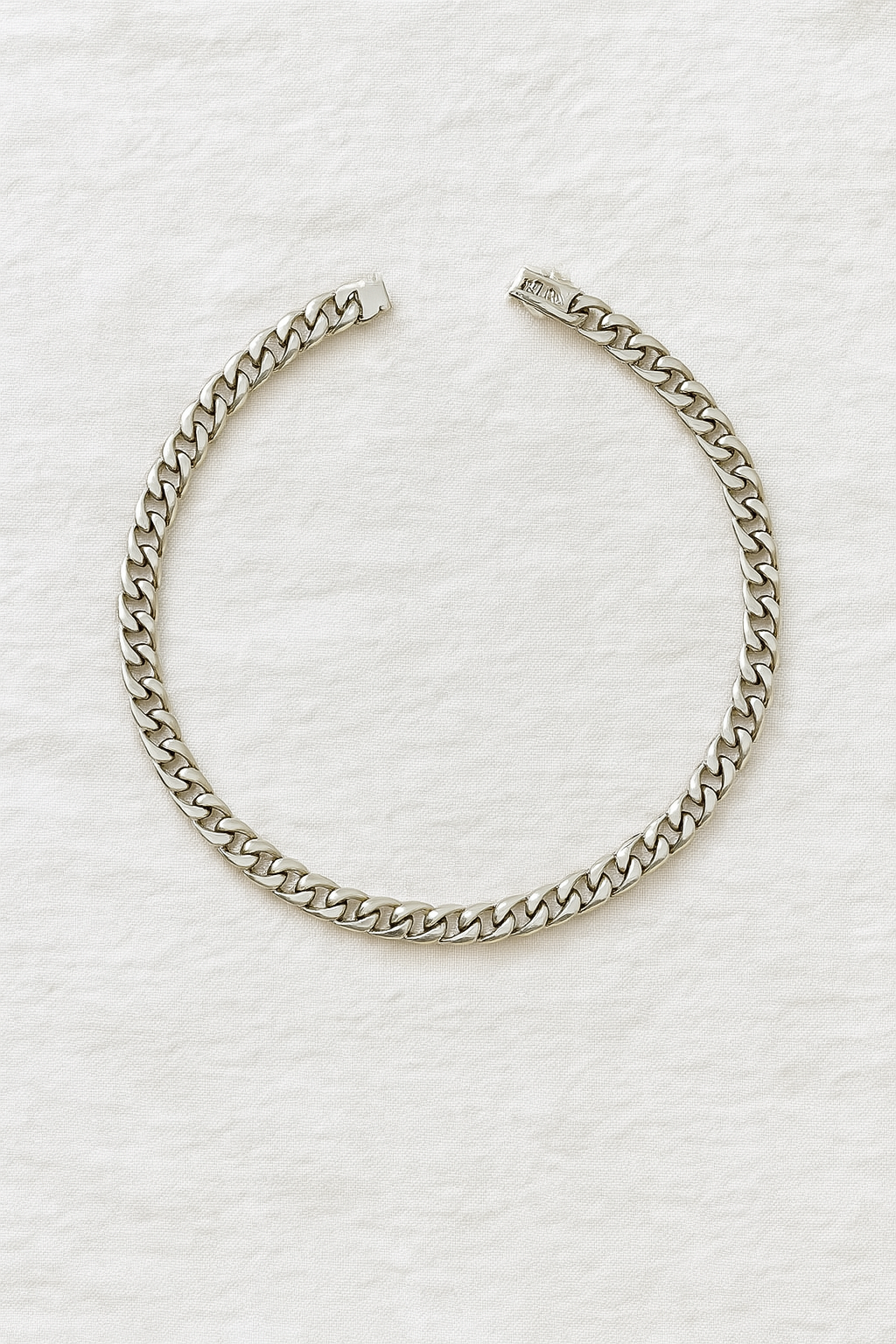 Titan | Herren Cuban Link Halskette in Silber