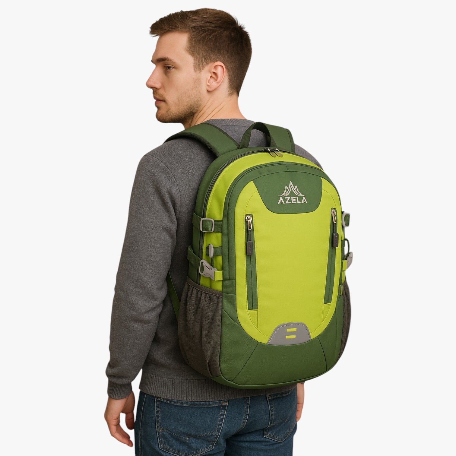 Zaiden | Wasserdichter Rucksack aus Nylon für Wanderungen und Reisen