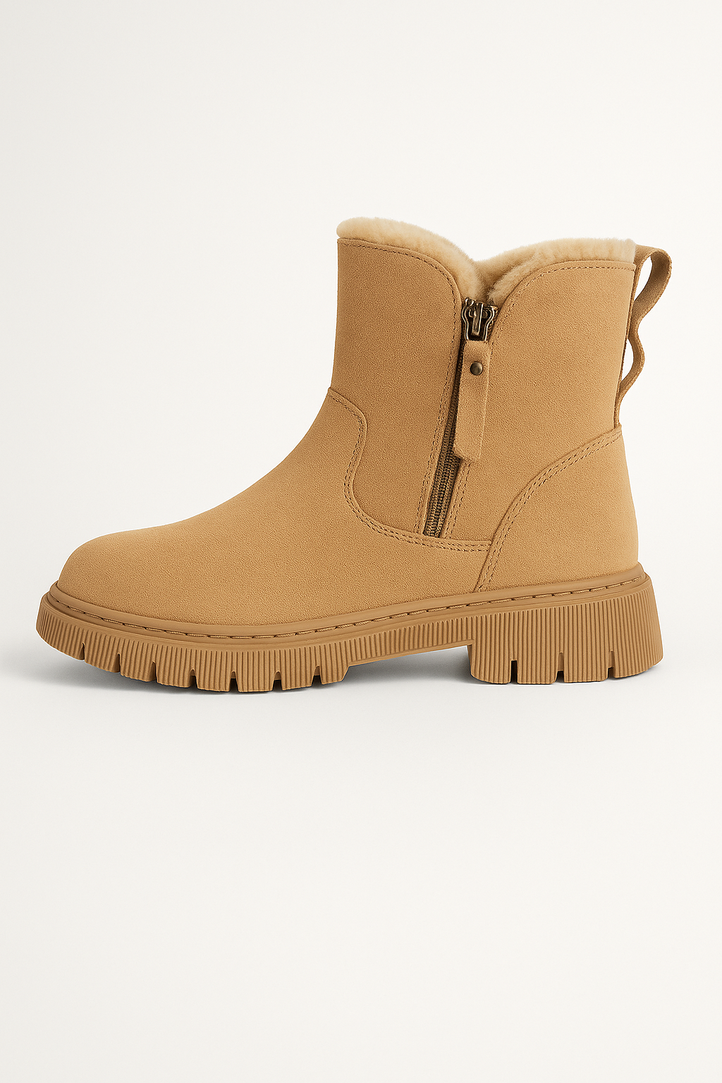 Alice | Winterstiefel in Wildlederoptik – Wärme mit Kunstfellfutter