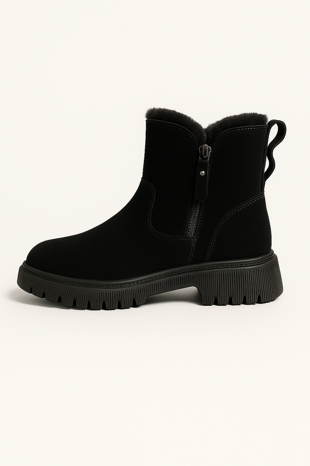 Alice | Winterstiefel in Wildlederoptik – Wärme mit Kunstfellfutter