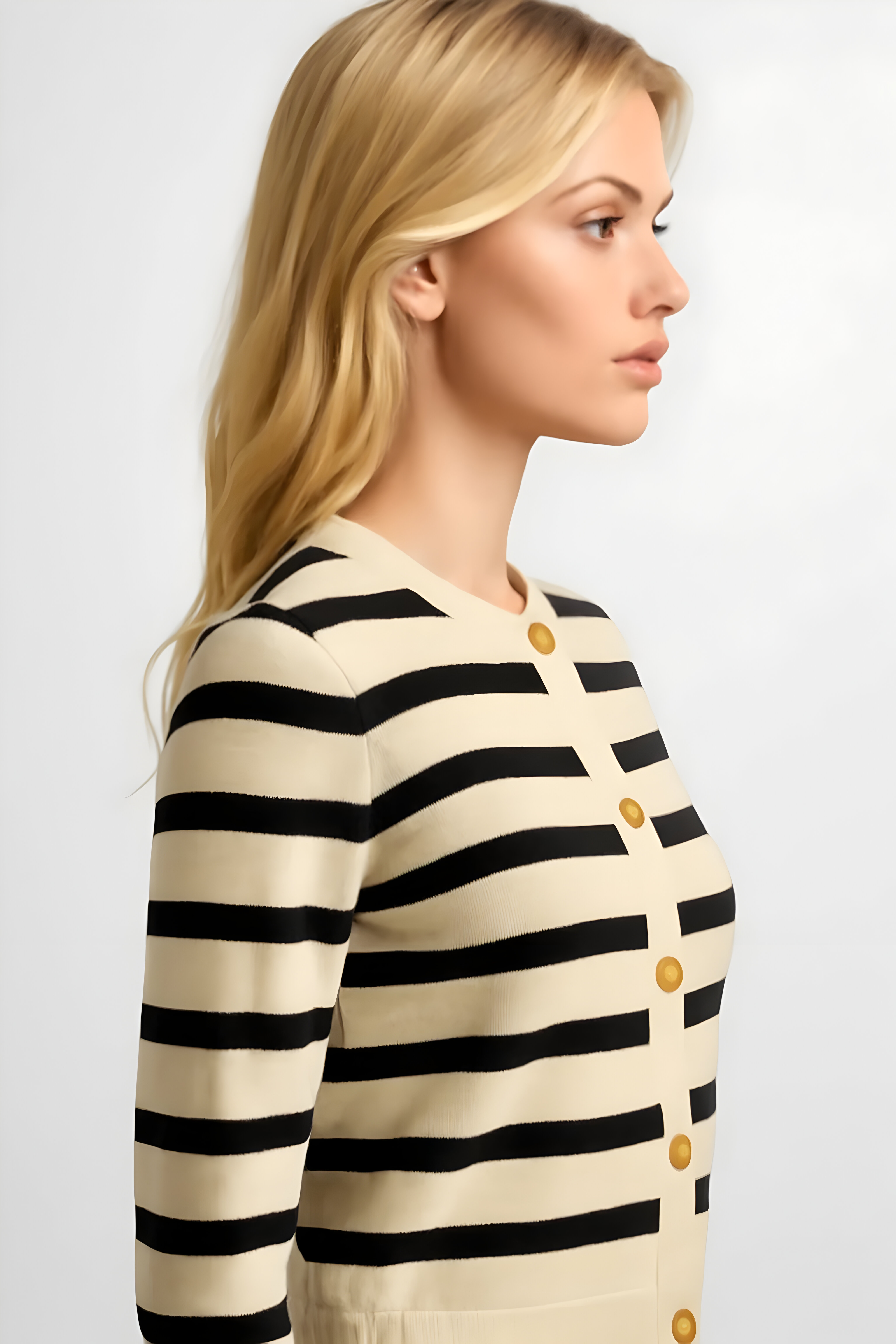 Nyk | Klassische gestreifte Cardigan – Eleganz im Alltag