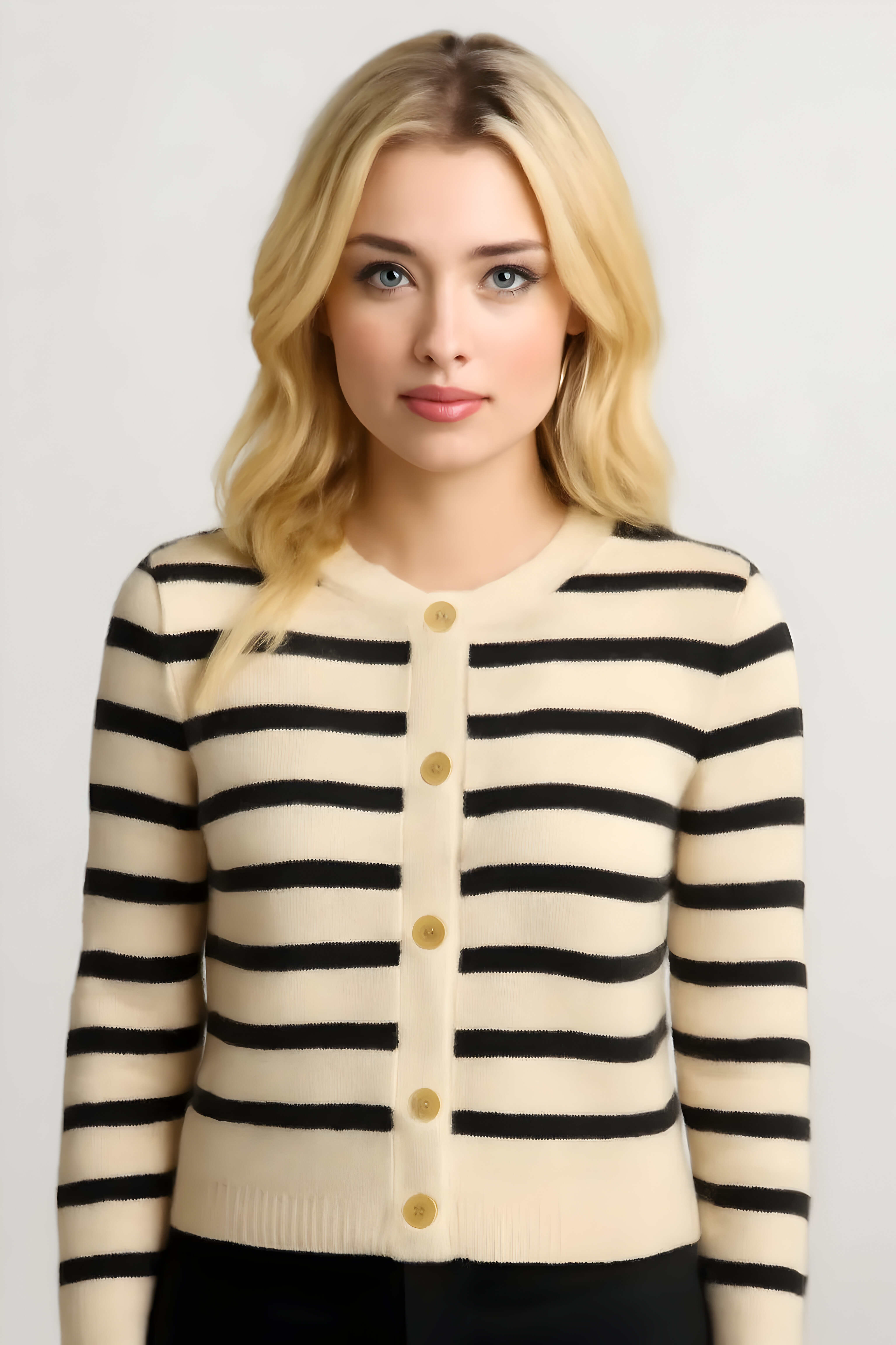 Nyk | Klassische gestreifte Cardigan – Eleganz im Alltag
