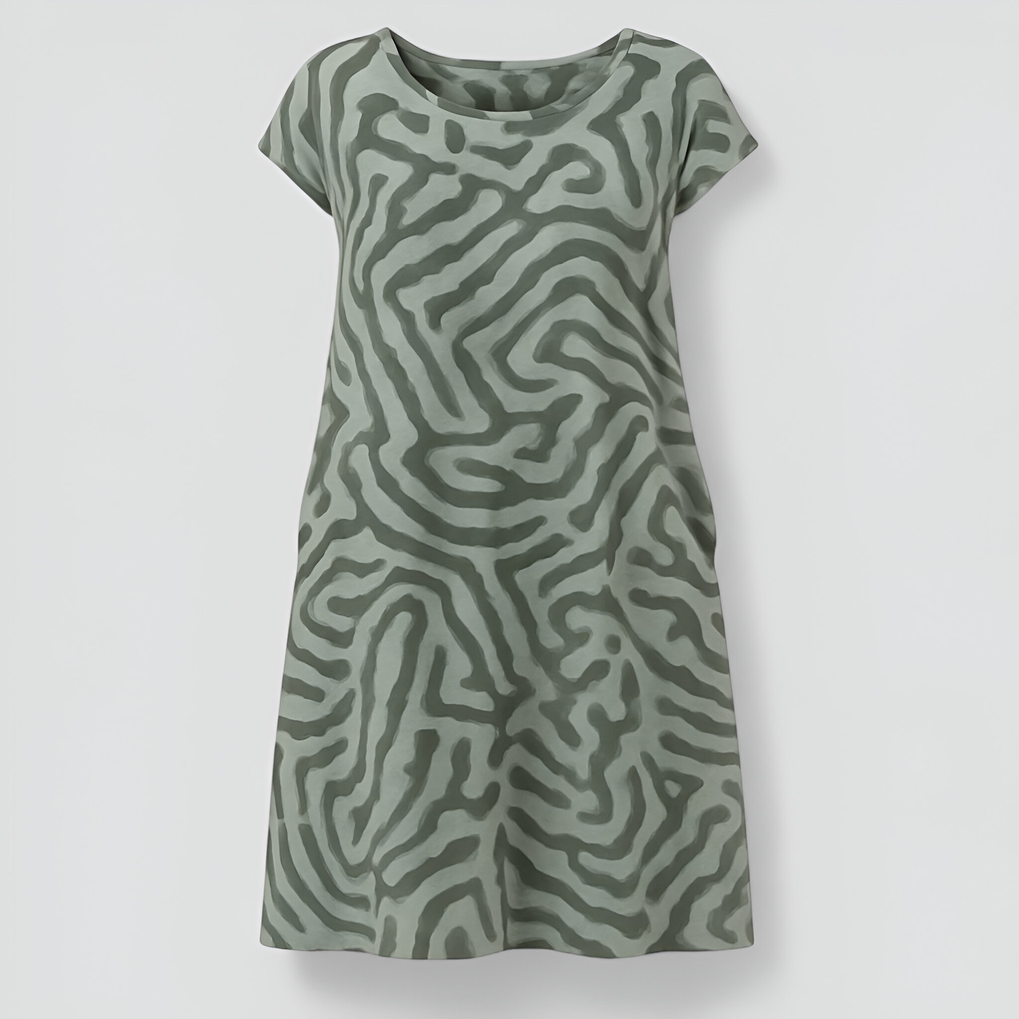 Damen A-Linien Sommerkleid Elegantes Design 0