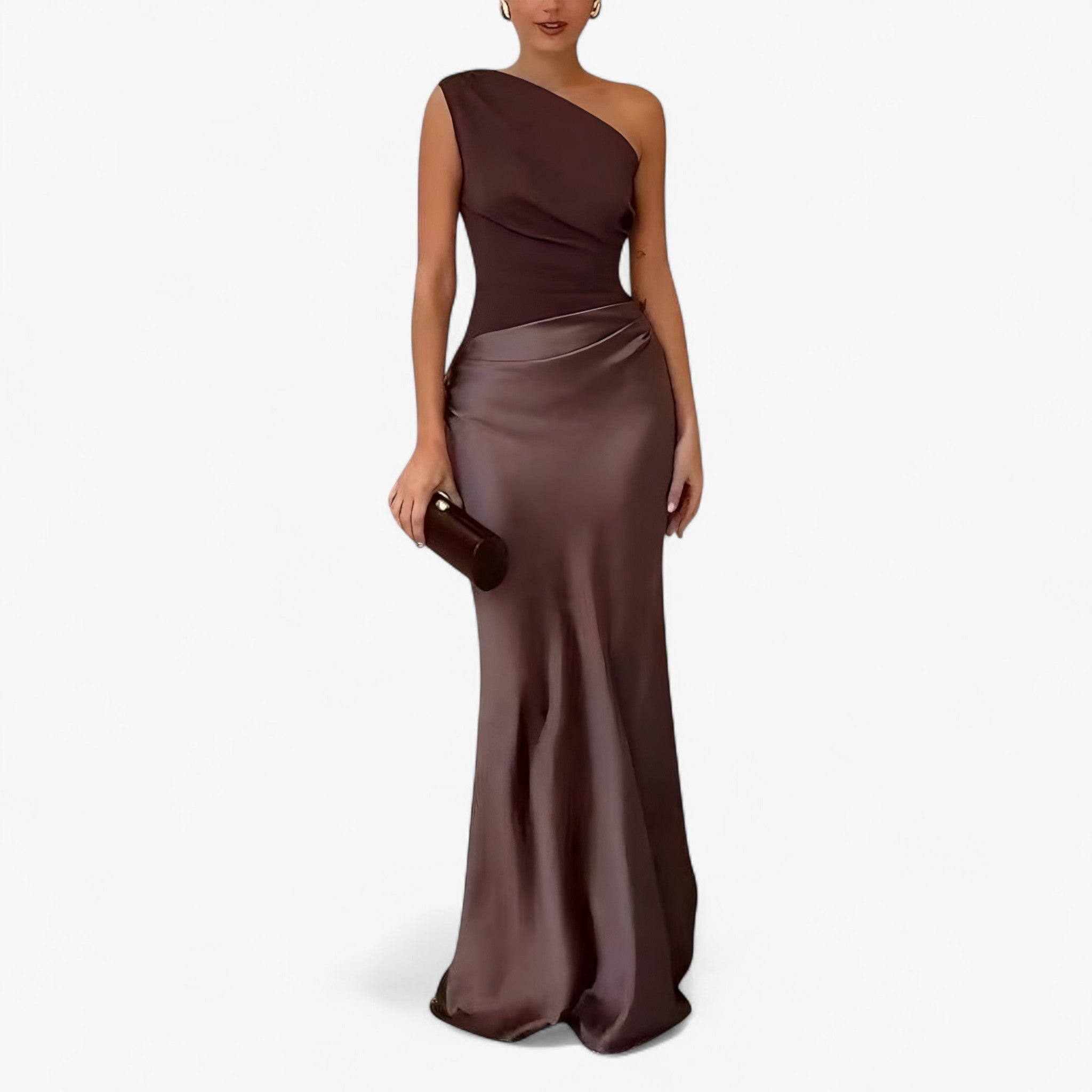 Damen Asymmetrisches Maxikleid für Festliche Anlässe 0