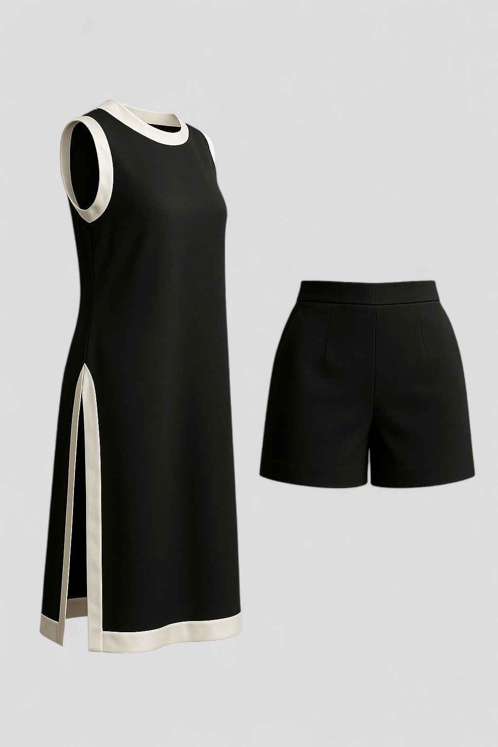 Damen Boho Color Block Sommer Outfit 0