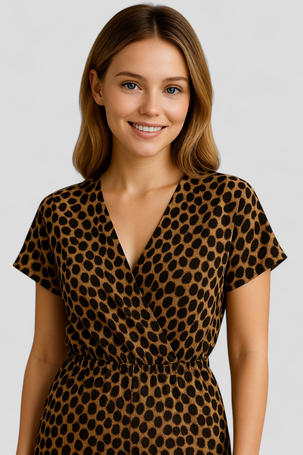 Damen Elegante Tuta mit Pantermotiv 6