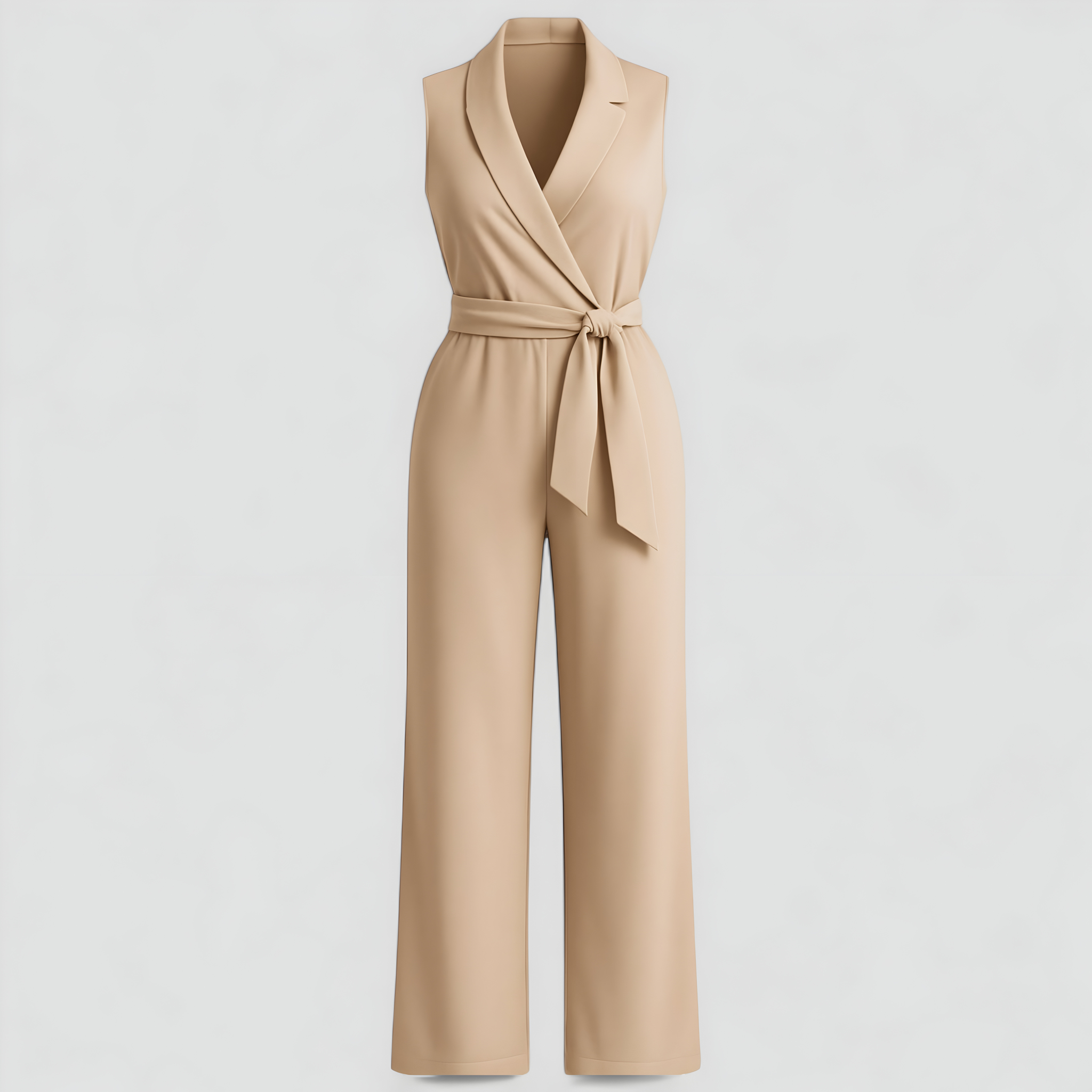Damen Elegante V-Ausschnitt Salopette 3