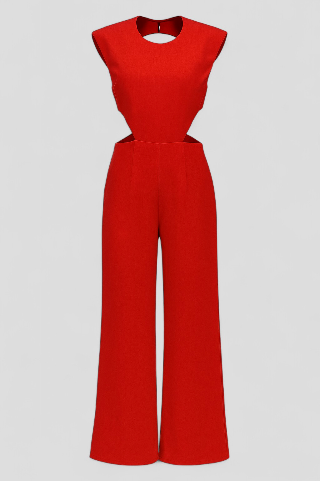 Damen Eleganter Jumpsuit Schwarz Festlich 3
