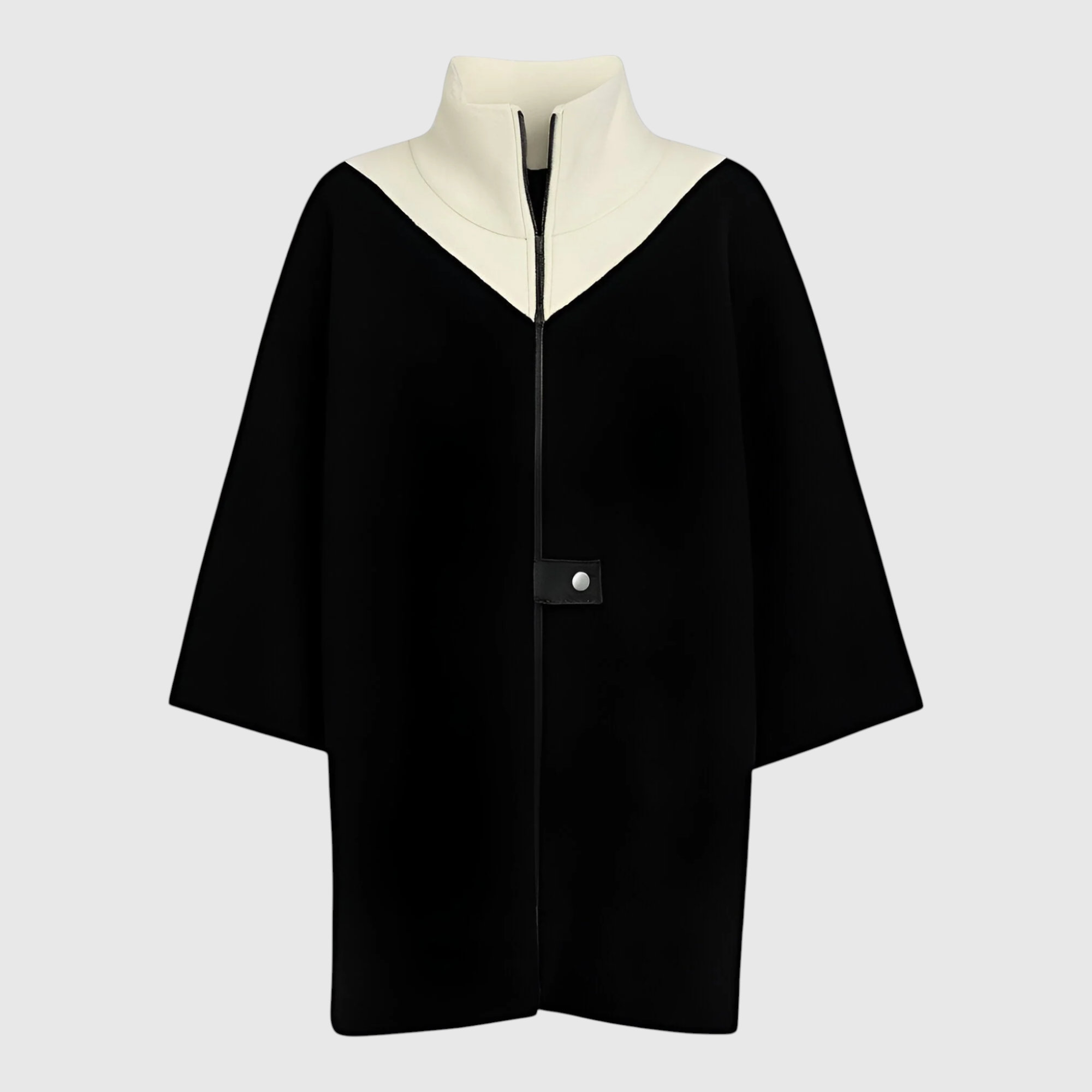 Elena | Damen Eleganter Langer Mantel mit Reißverschluss
