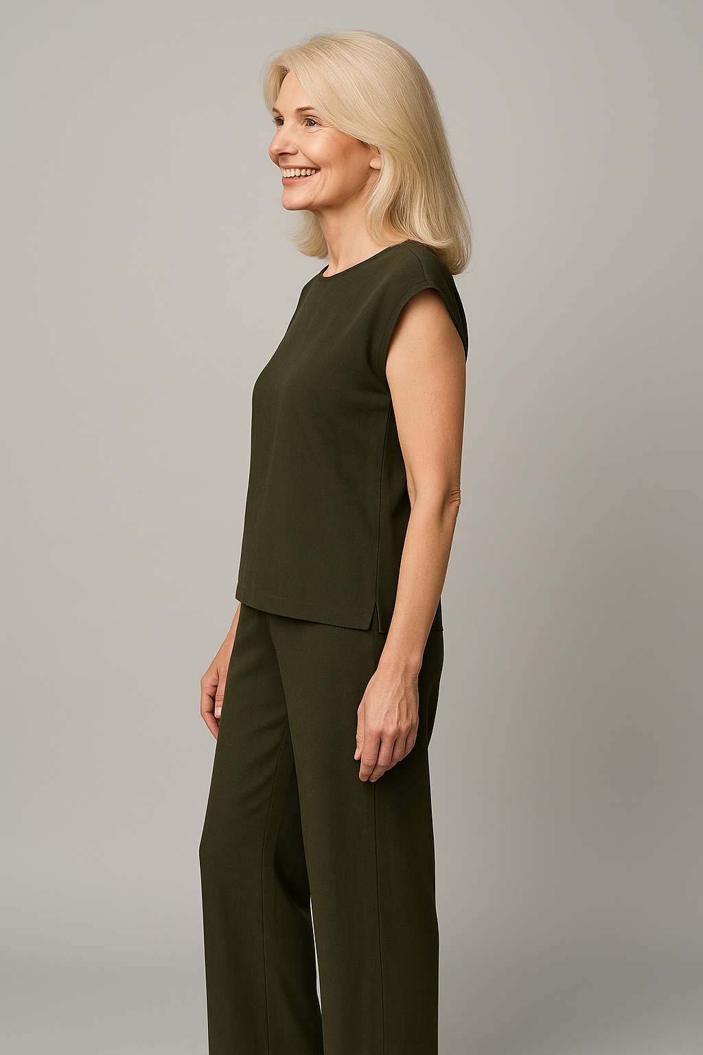 Damen Eleganter Zweiteiler Set Sommer 2