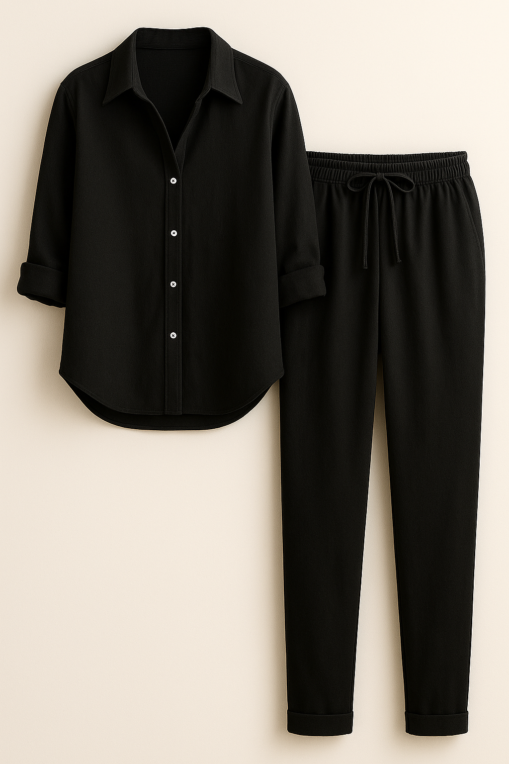 Damen Elegantes Sommer-Outfit aus Leinen 1