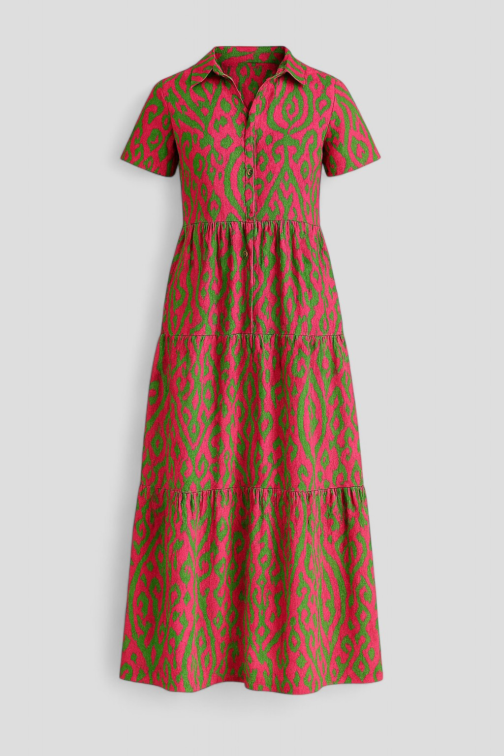 Damen Maxi Kleid mit Taschen für Sommer 1