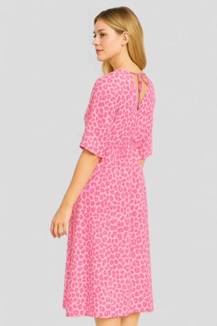 Damen V-Ausschnitt Sommerkleid in Farben 5
